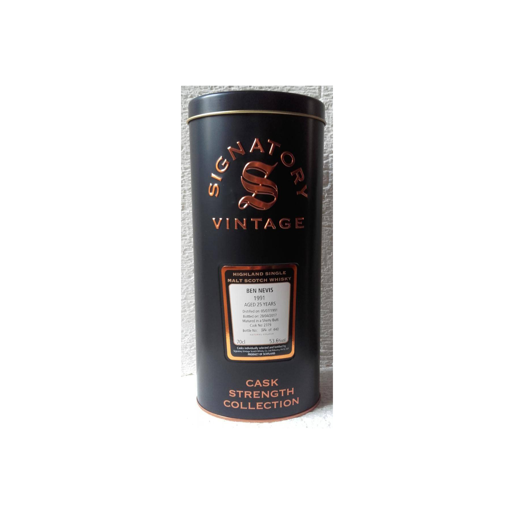 Ben Nevis Cask Strength Collection 1991 25 Years Single Malt Whisky 3