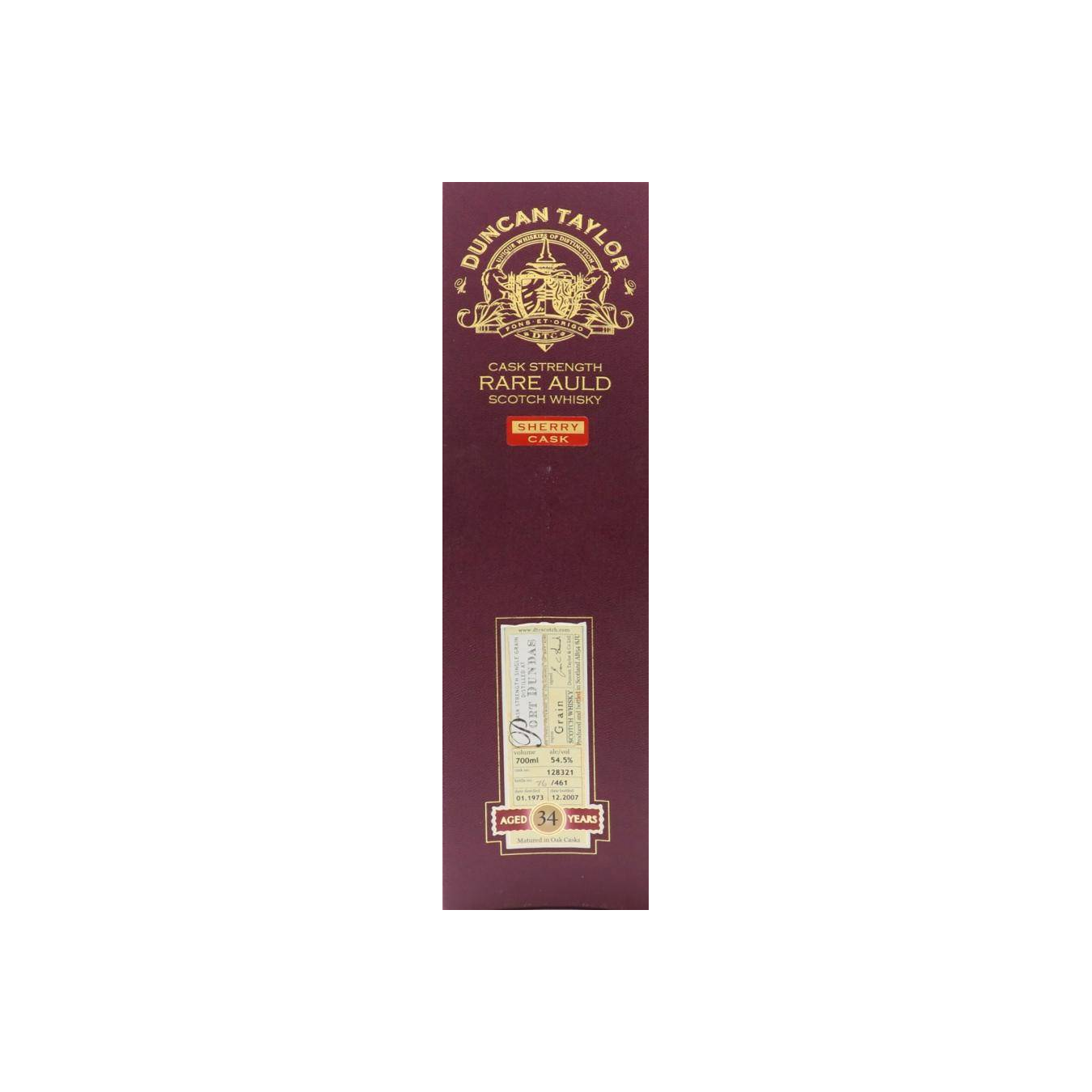 Port Dundas Rare Auld 1973 34 Years Single Grain Whisky 2
