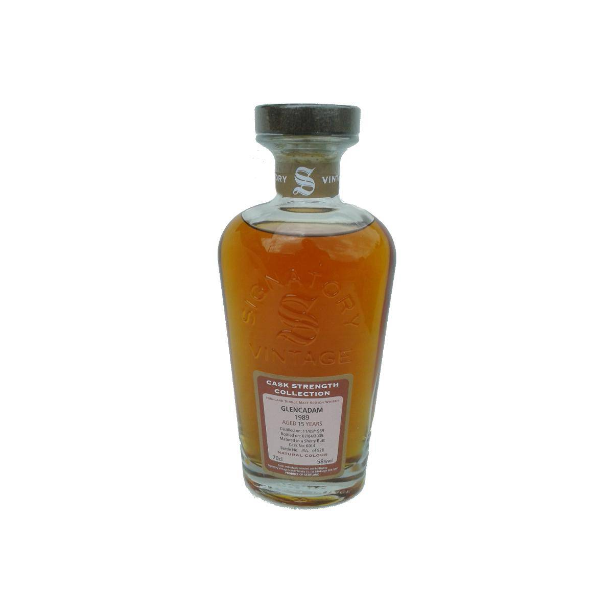 Glencadam Cask Strength Collection 1989 15 Years Single Malt Whisky