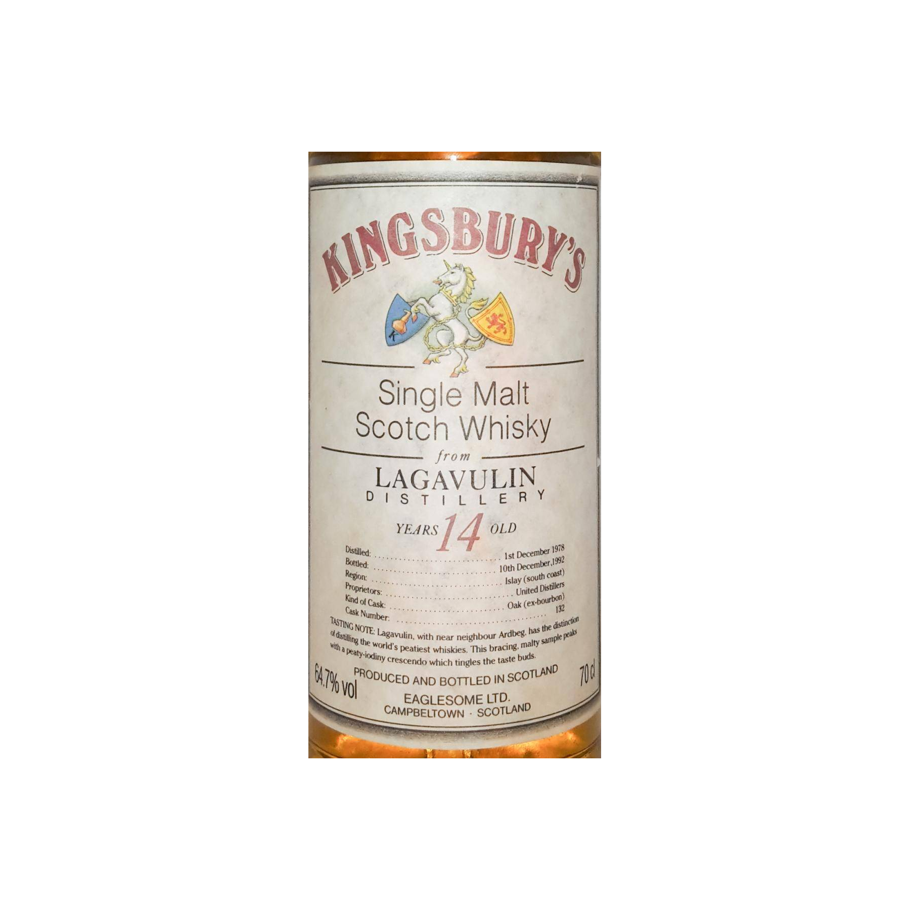 Lagavulin 1978 14 Years Single Malt Whisky 2