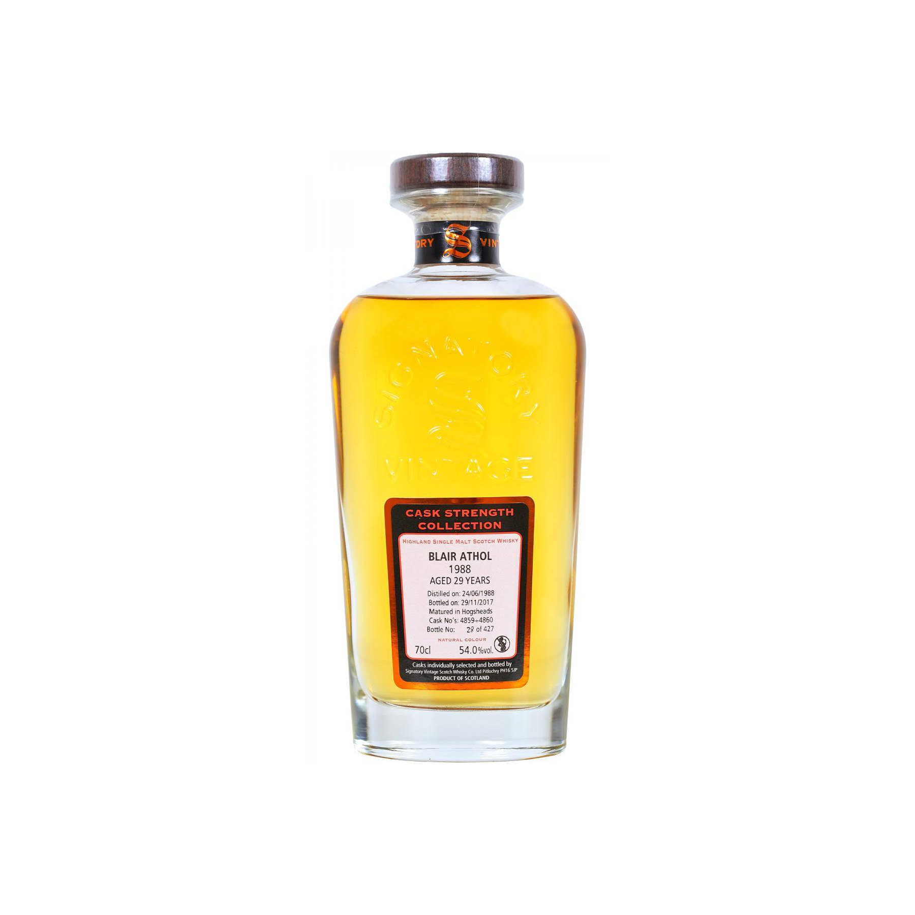 Blair Athol Cask Strength Collection 1988 29 Years Single Malt Whisky