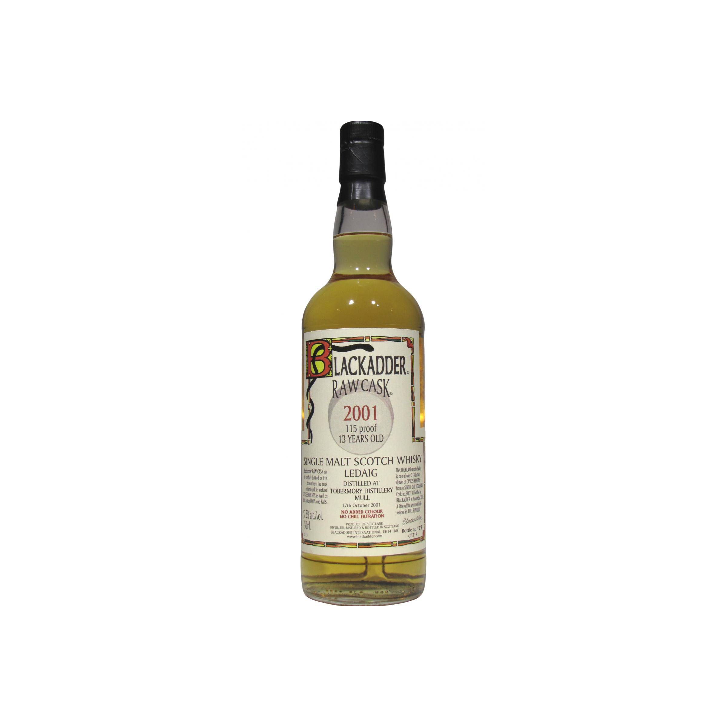 Tobermory Raw Cask 2001 13 Years Single Malt Whisky