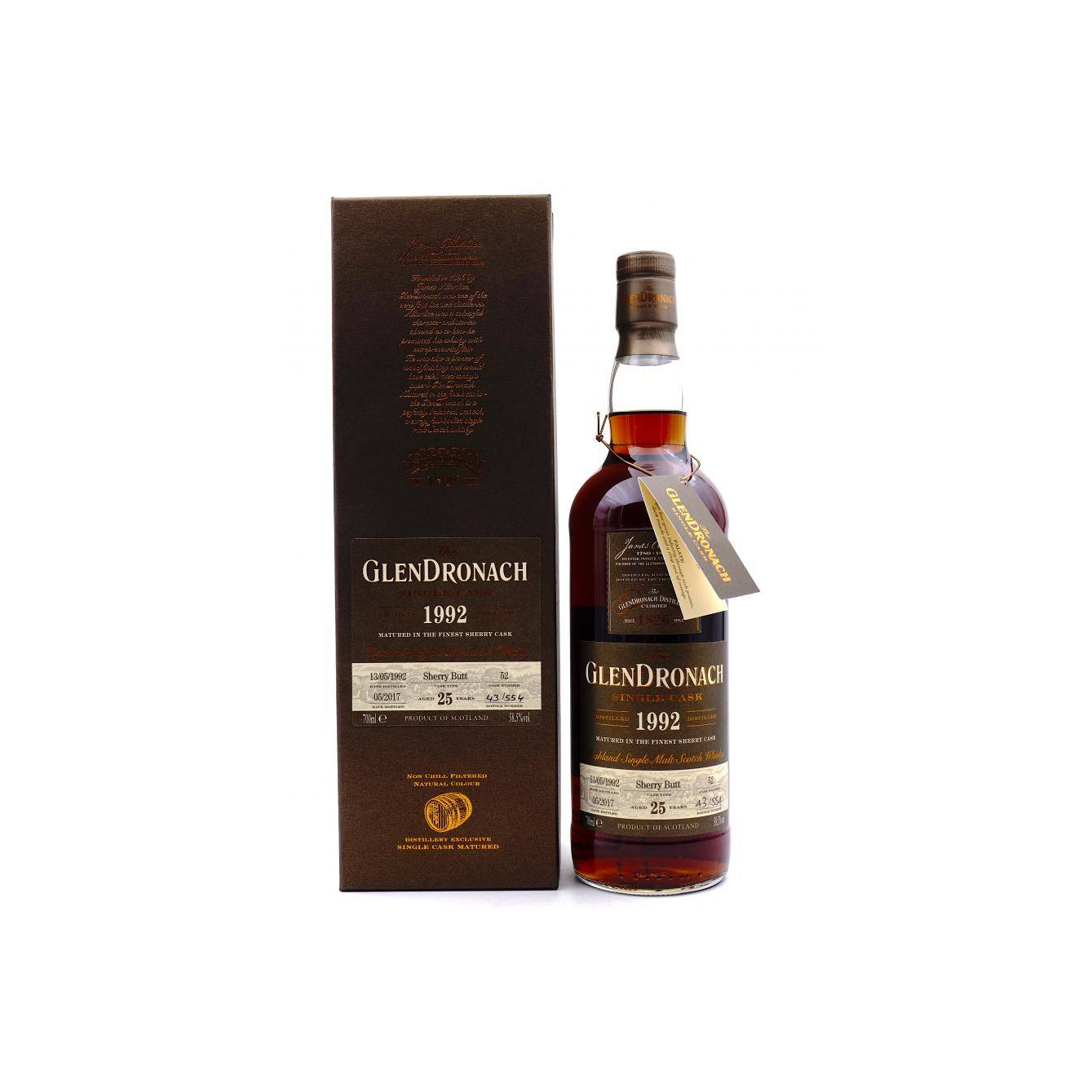 GlenDronach 1992 25 Years Single Malt Whisky 2