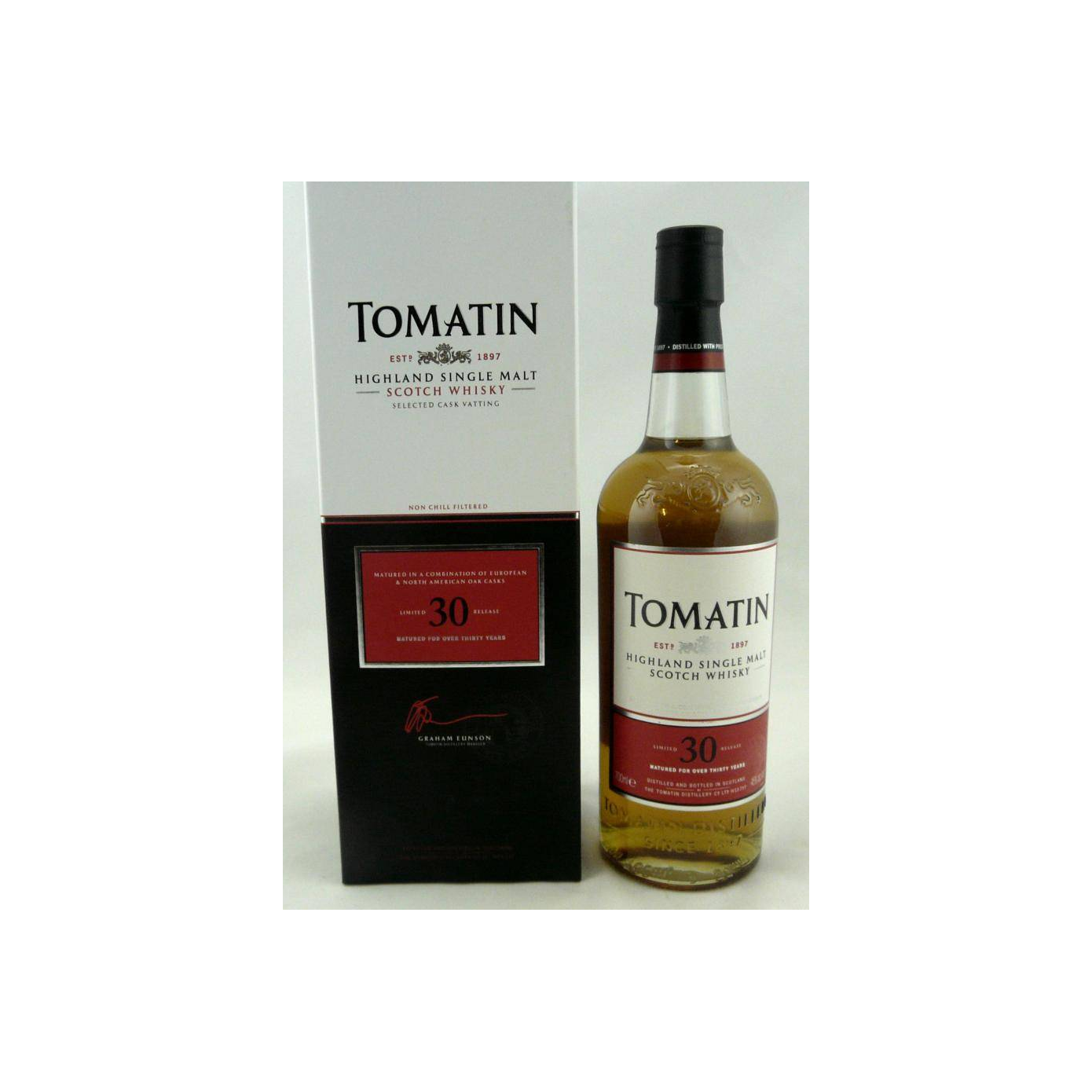 Tomatin 30 Years Single Malt Whisky