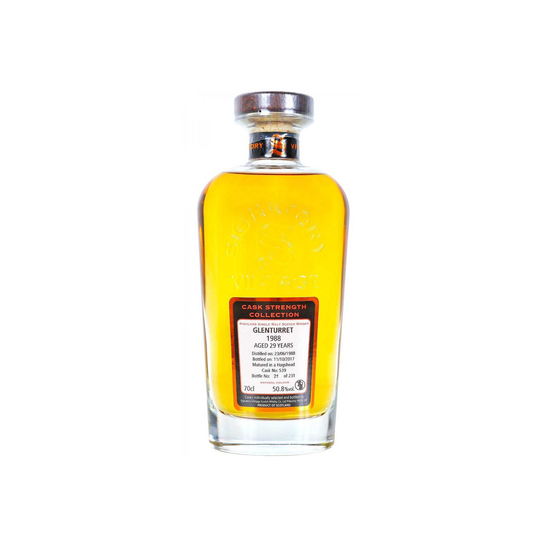 The Glenturret Cask Strength Collection 1988 29 Years Single Malt Whisky