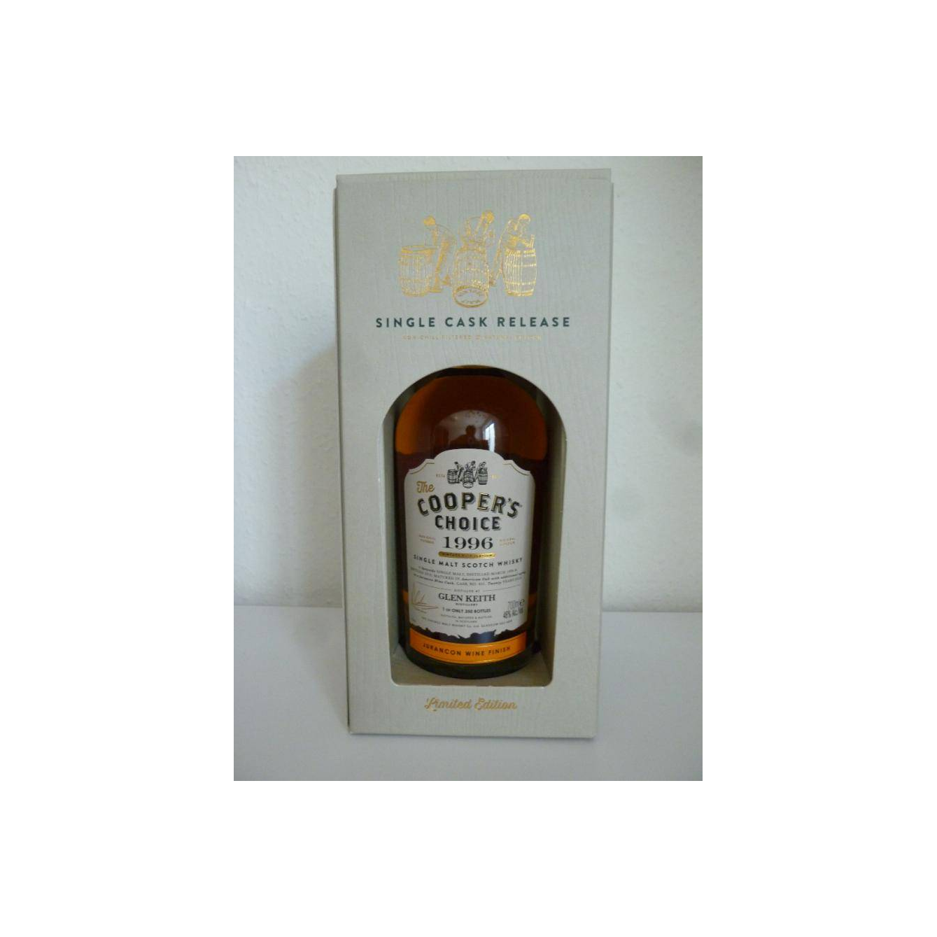 Glen Keith The Cooper's Choice 1996 20 Years Single Malt Whisky 2