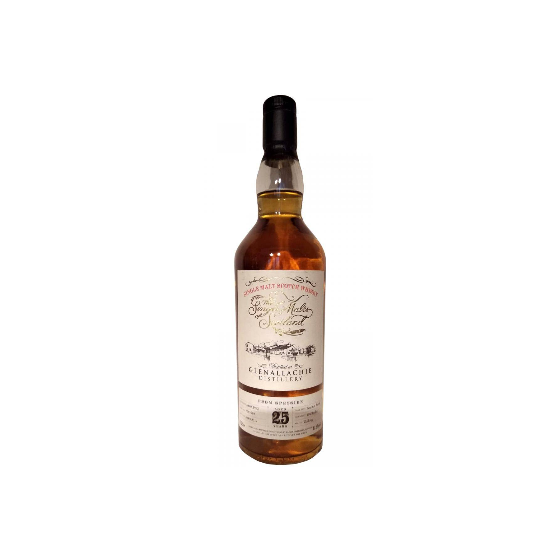 The GlenAllachie The Single Malts of Scotland 1992 25 Years Single Malt Whisky