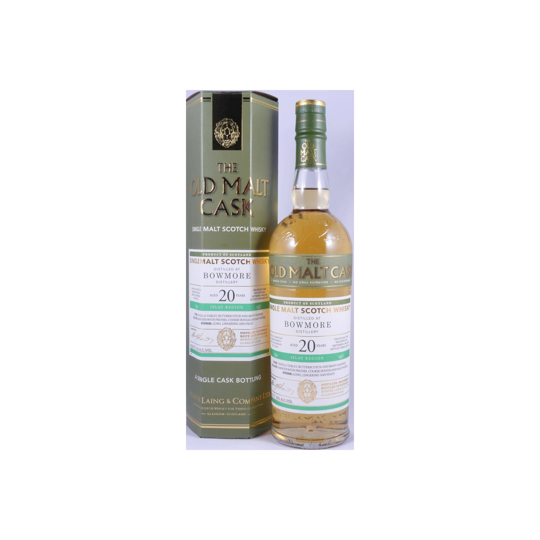 Bowmore Old Malt Cask 1996 20 Years Single Malt Whisky 3