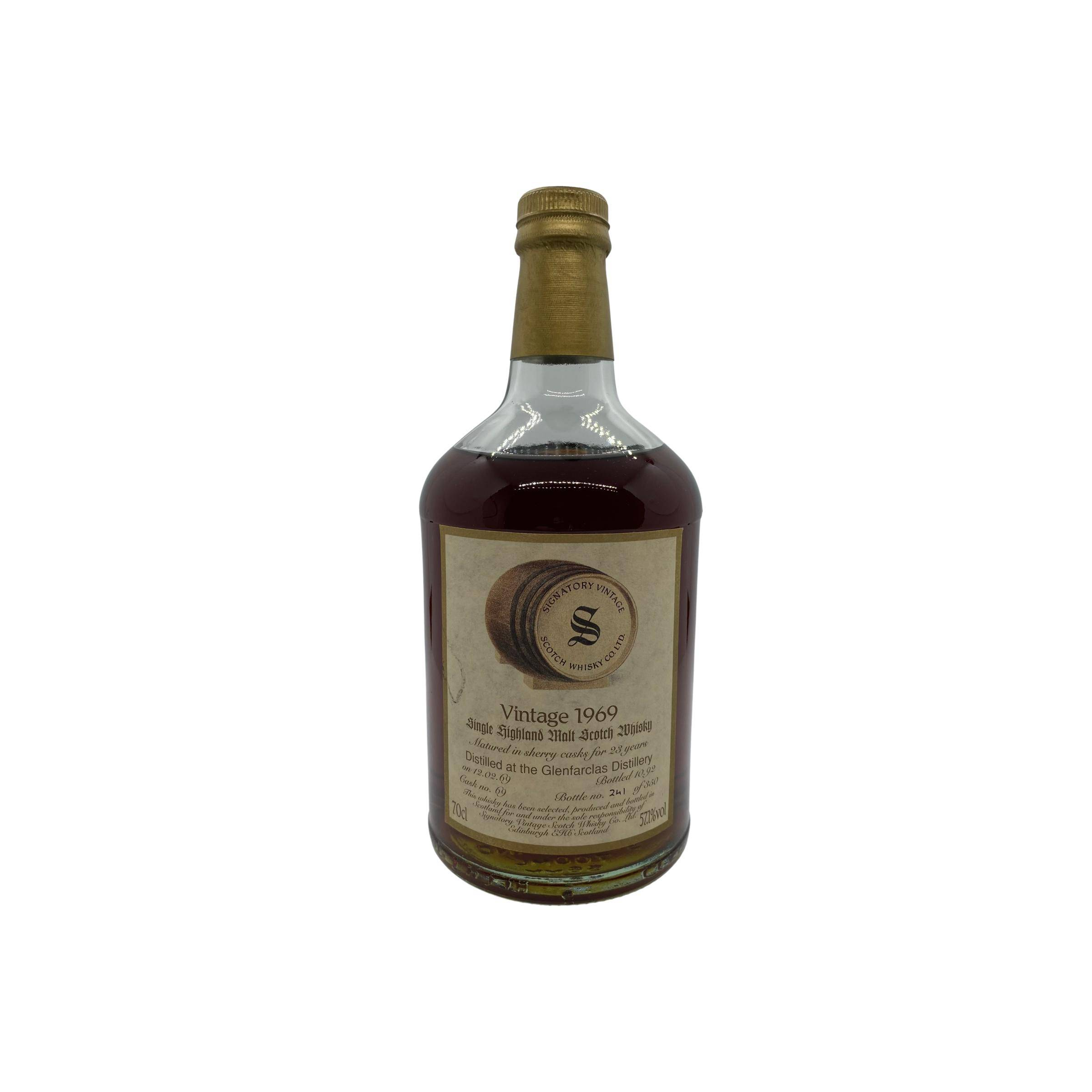 Glenfarclas Vintage Collection - Dumpy 1969 23 Years Single Malt Whisky 2