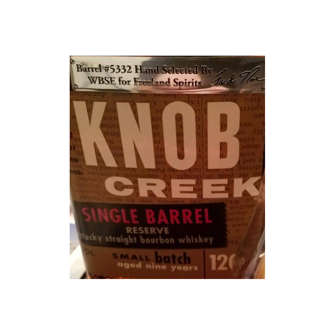Knob Creek 9 Years Bourbon Whisky 2