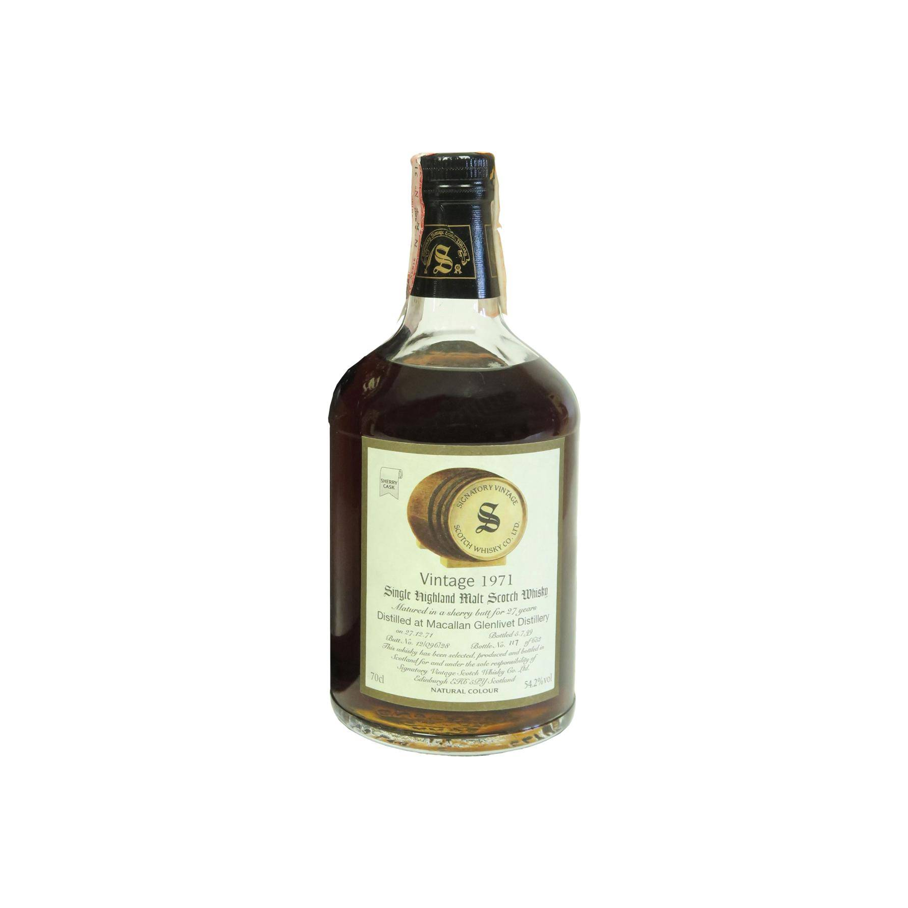 The Macallan Vintage Collection - Dumpy 1971 27 Years Single Malt Whisky