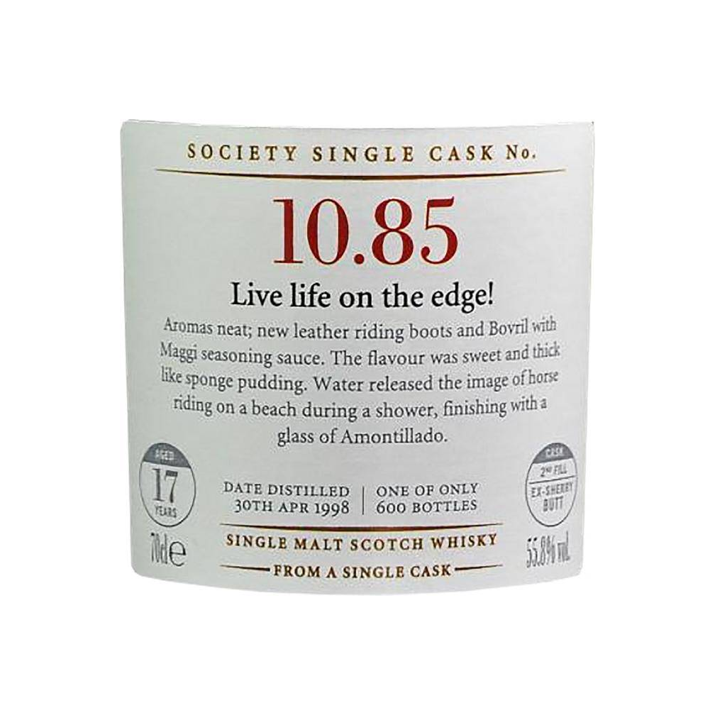 The Scotch Malt Whisky Society 1998 17 Years Single Malt Whisky 2