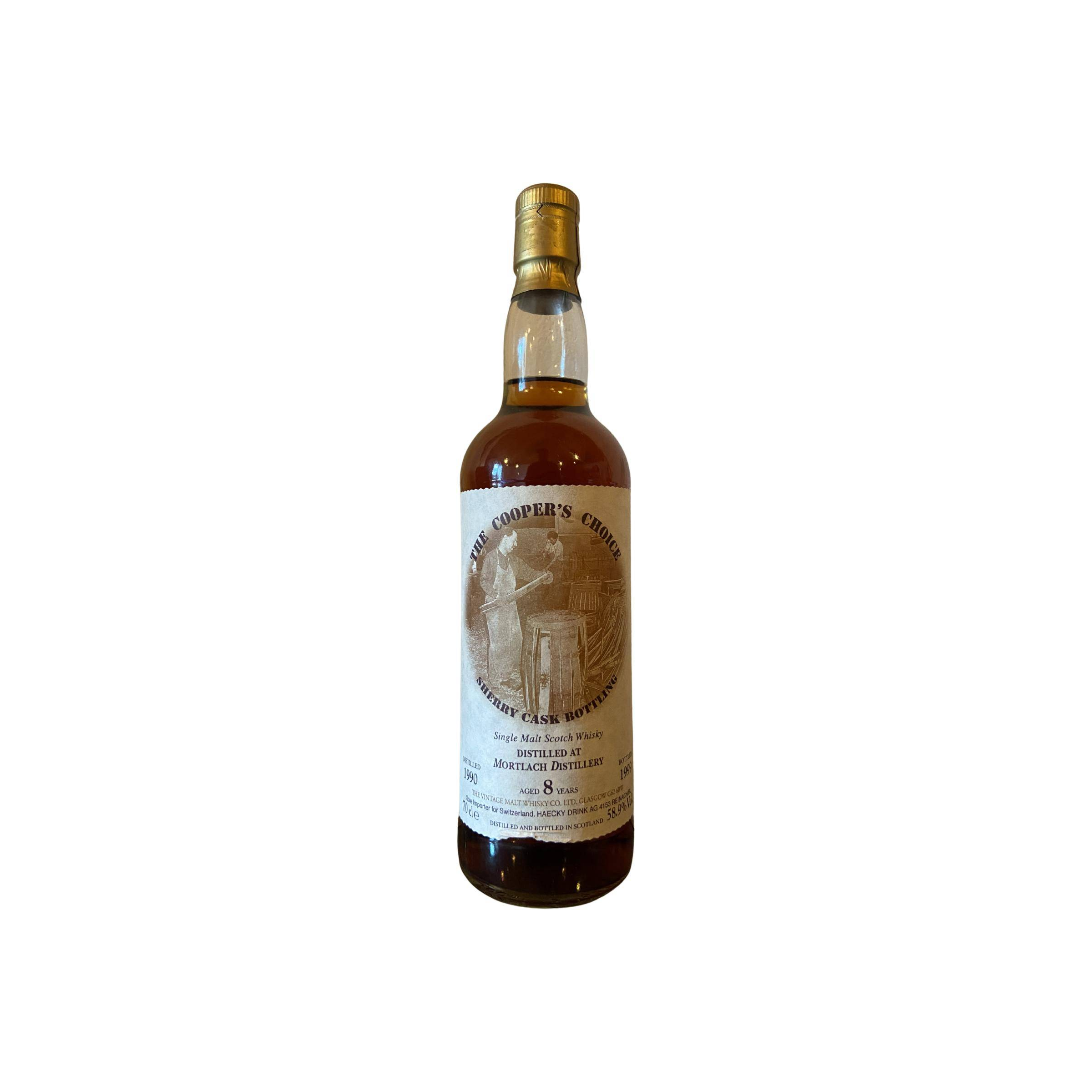 Mortlach The Cooper's Choice 1990 8 Years Single Malt Whisky