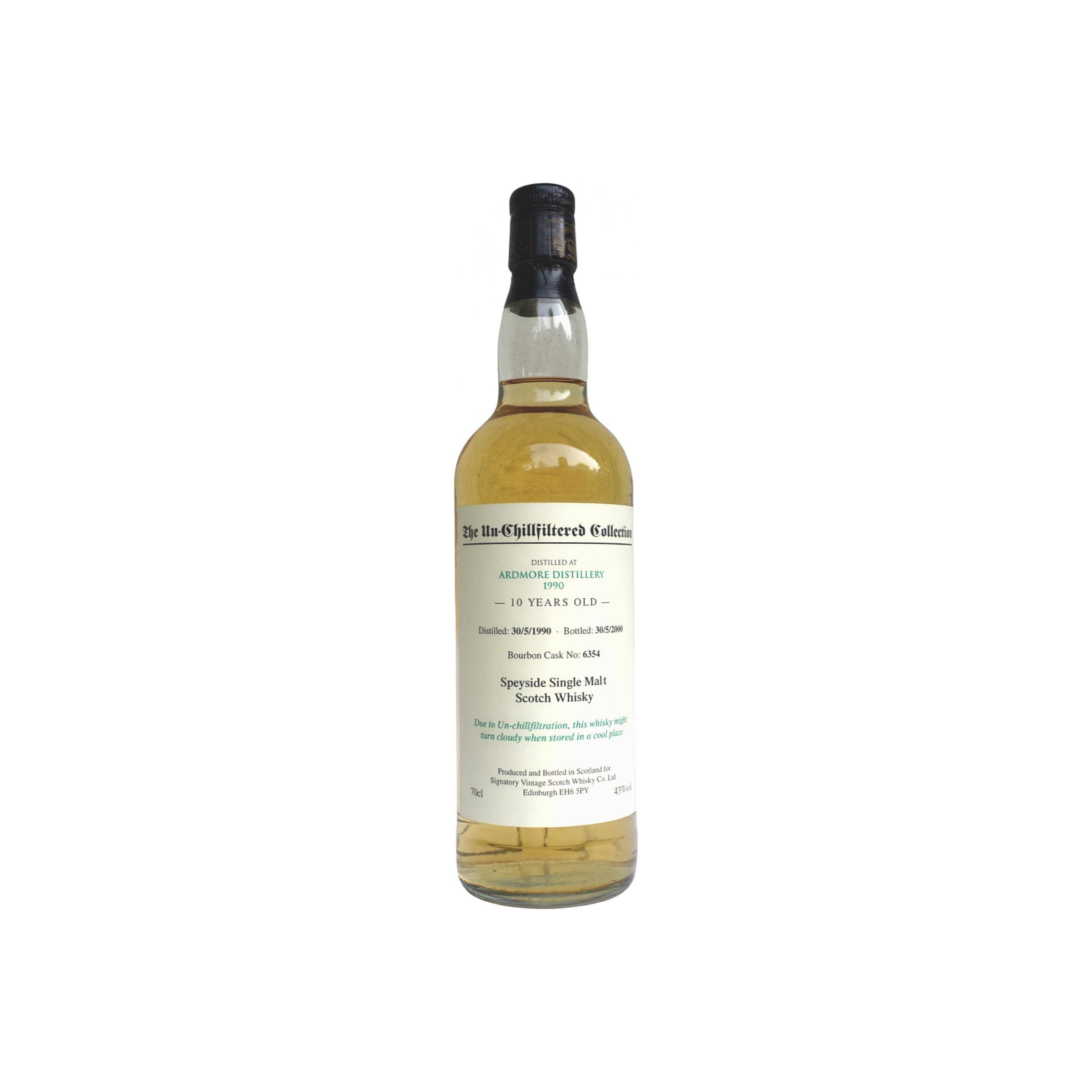 Ardmore The Un-Chillfiltered Collection 1990 10 Years Single Malt Whisky