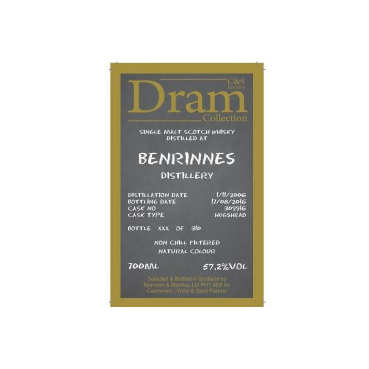 Benrinnes 2006 9 Years Single Malt Whisky
