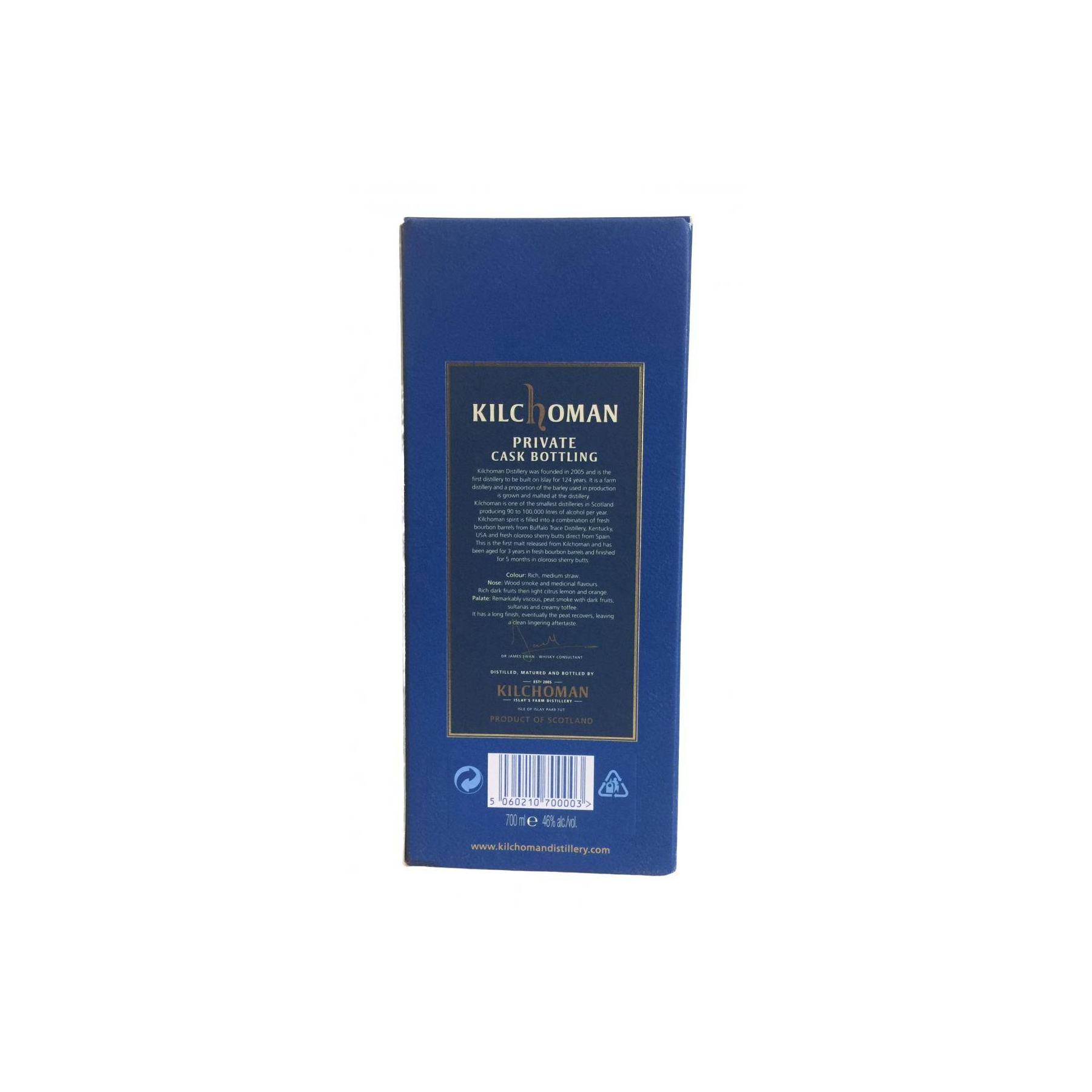 Kilchoman 2006 3 Years Single Malt Whisky 2