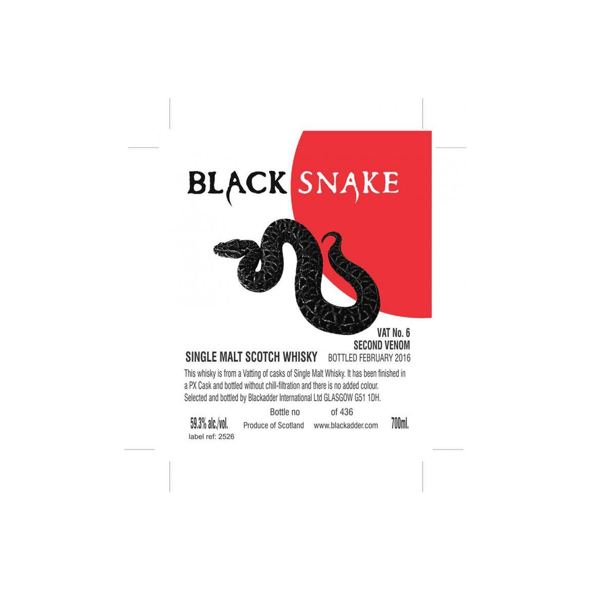 Blackadder Single Malt Whisky