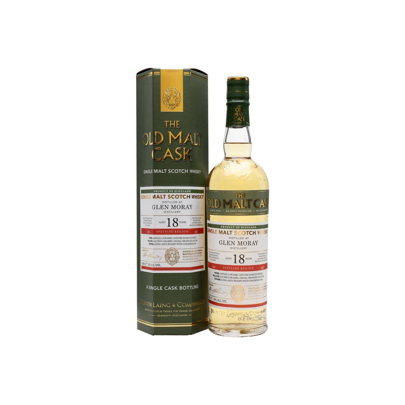 Glen Moray Old Malt Cask 1998 18 Years Single Malt Whisky 2