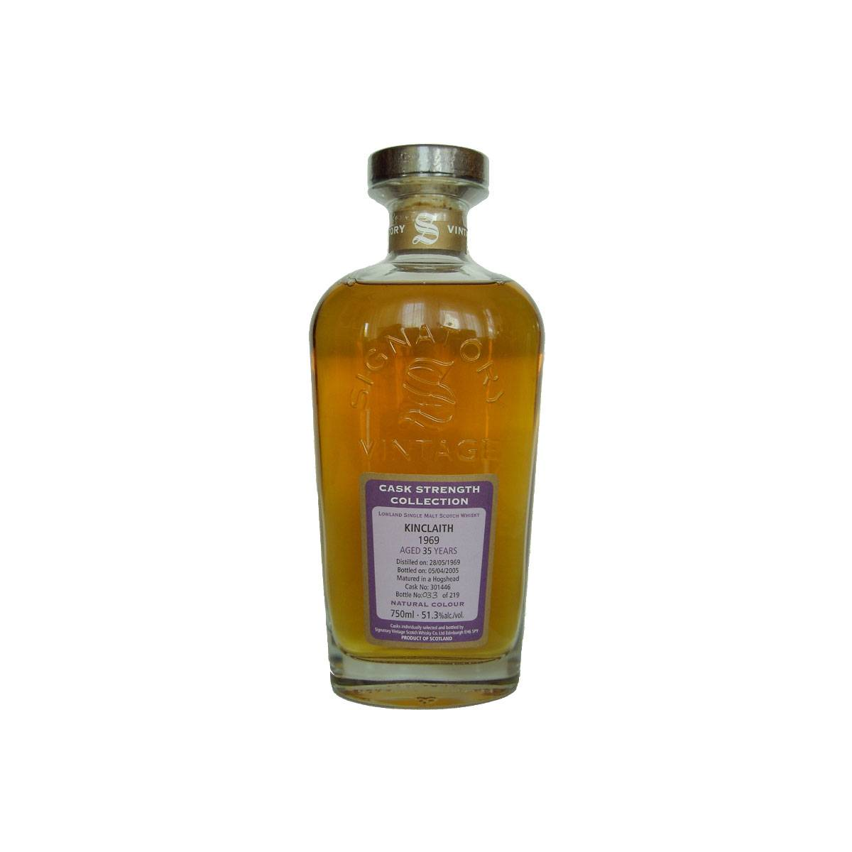 Kinclaith Cask Strength Collection 1969 35 Years Single Malt Whisky