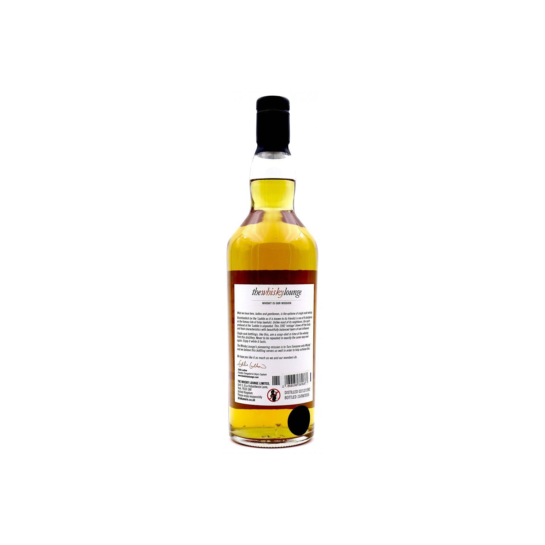 Bruichladdich 1992 23 Years Single Malt Whisky 2