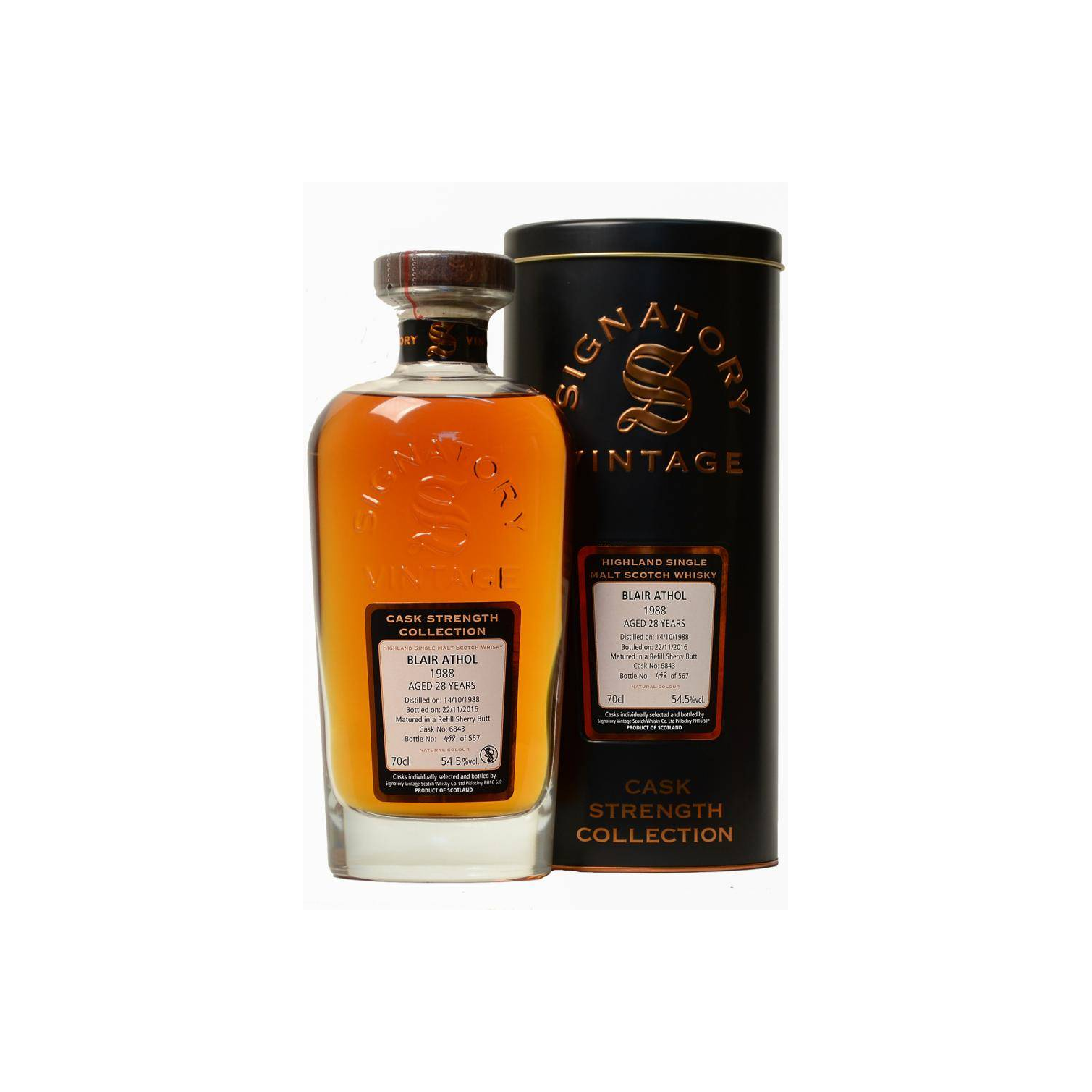 Blair Athol Cask Strength Collection 1988 28 Years Single Malt Whisky 2