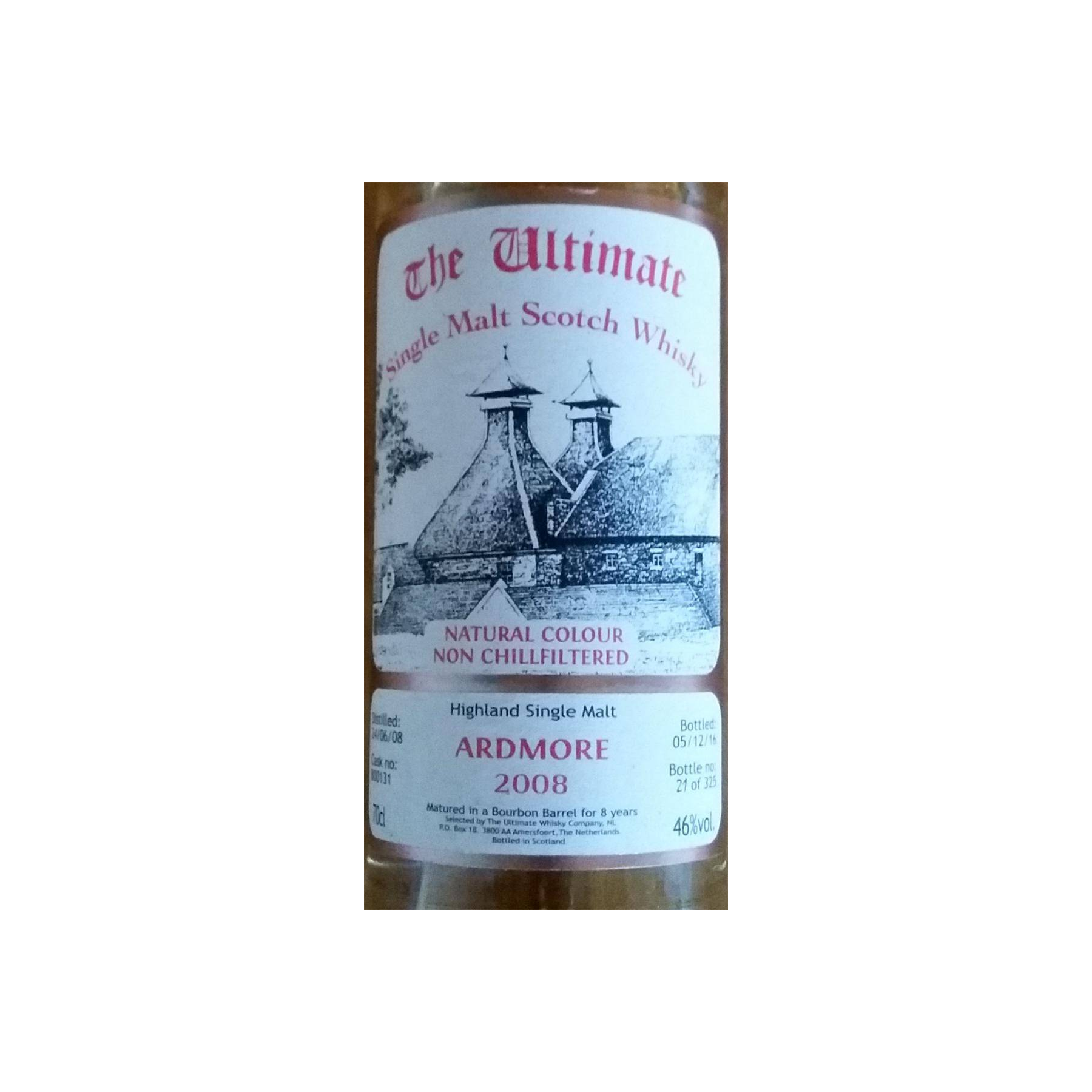 Ardmore The Ultimate 2008 8 Years Single Malt Whisky 2