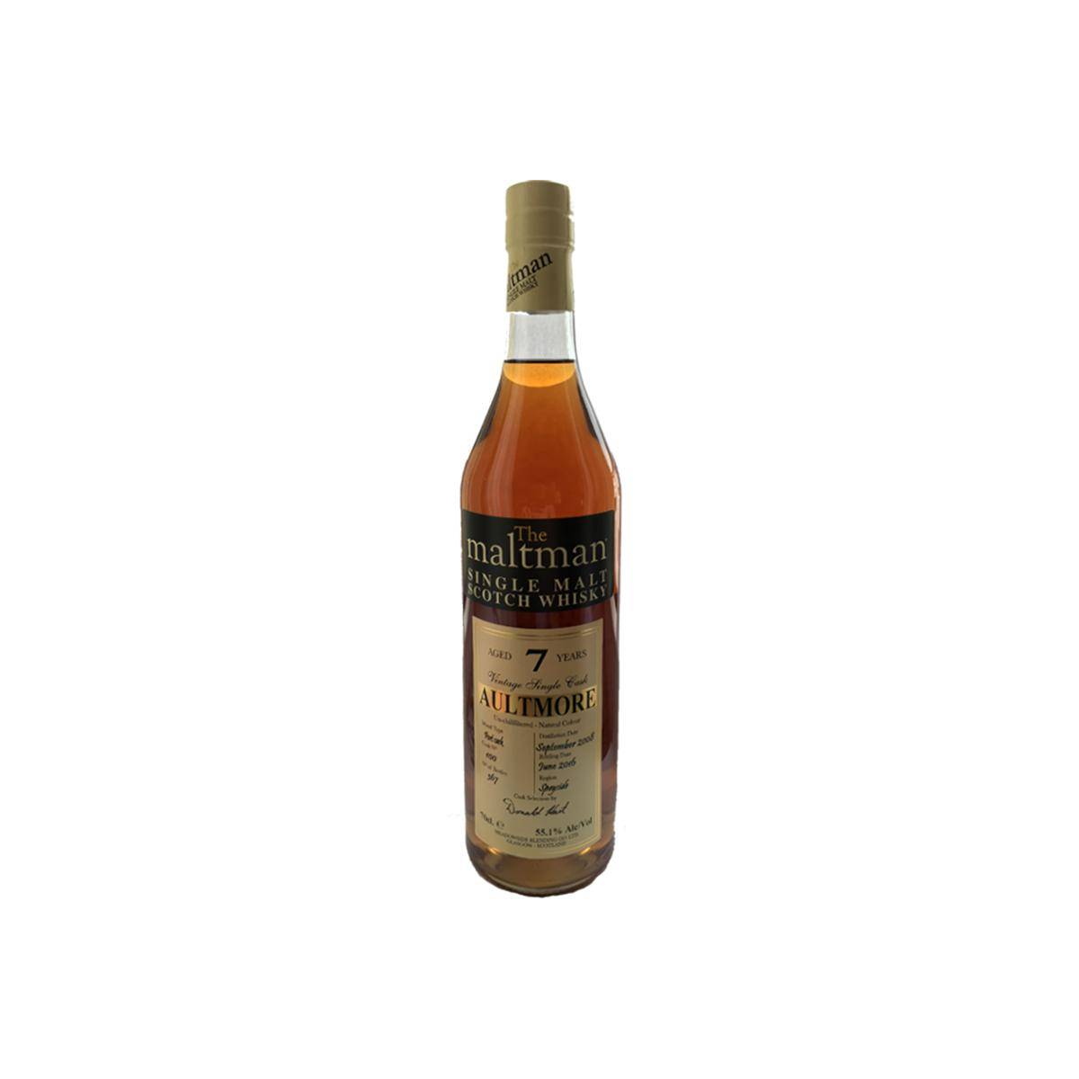 Aultmore 2008 7 Years Single Malt Whisky