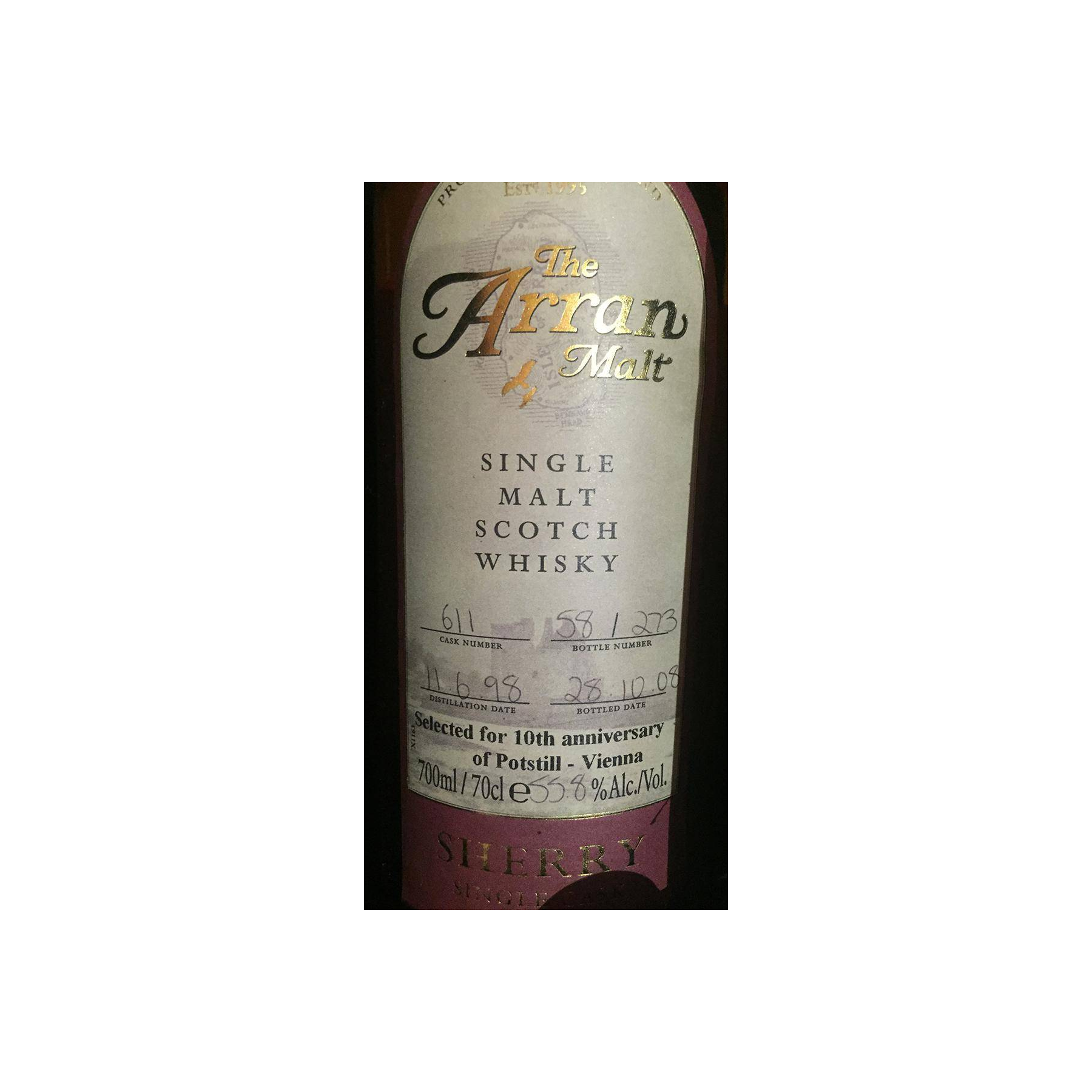 Arran 1998 10 Years Single Malt Whisky