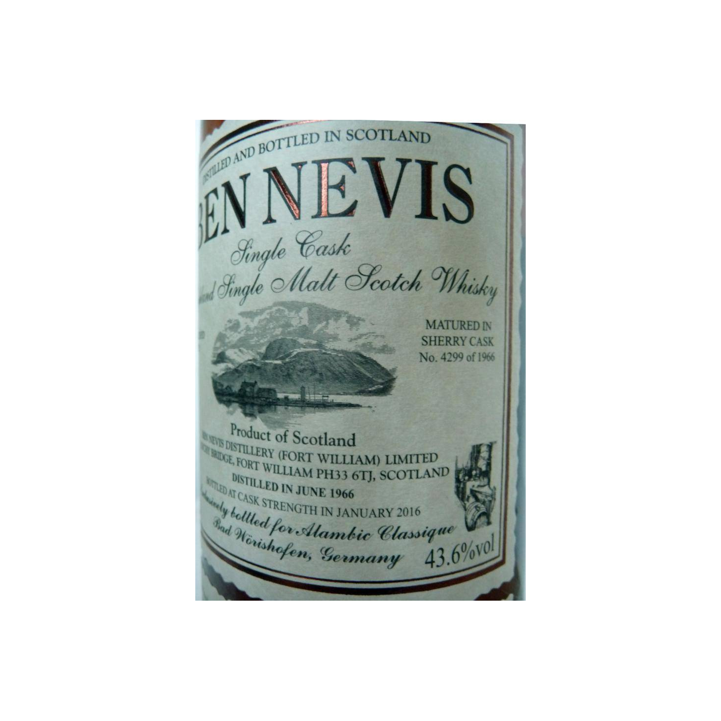 Ben Nevis Single Cask 1966 49 Years Single Malt Whisky 3