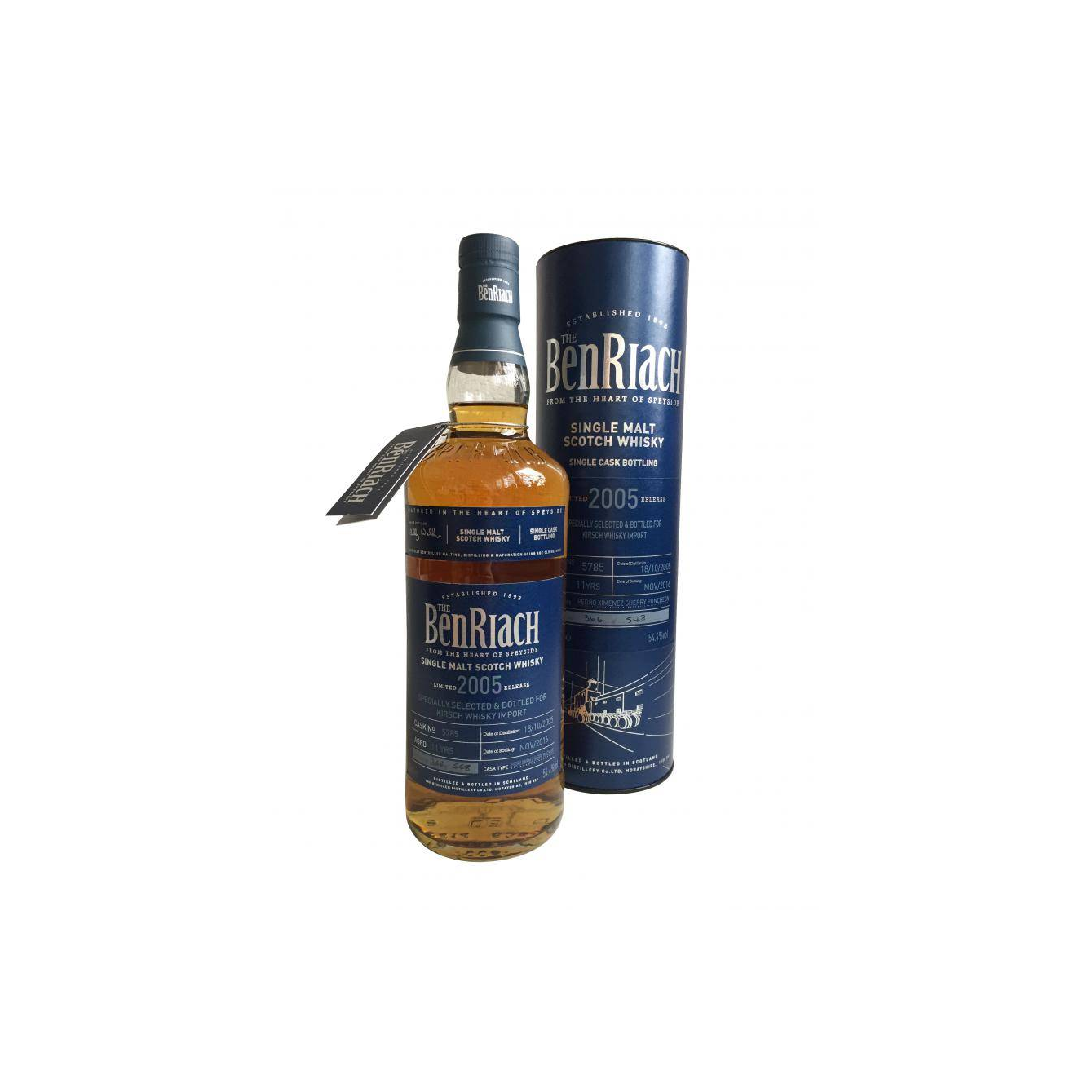 BenRiach Individual Cask Bottling 2005 11 Years Single Malt Whisky 2