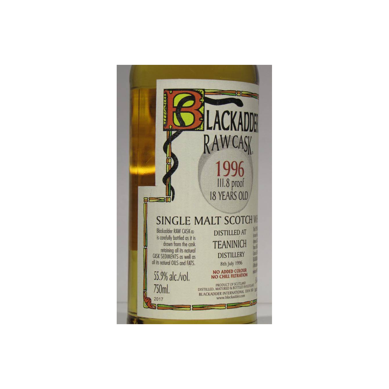 Teaninich Raw Cask 1996 18 Years Single Malt Whisky 2