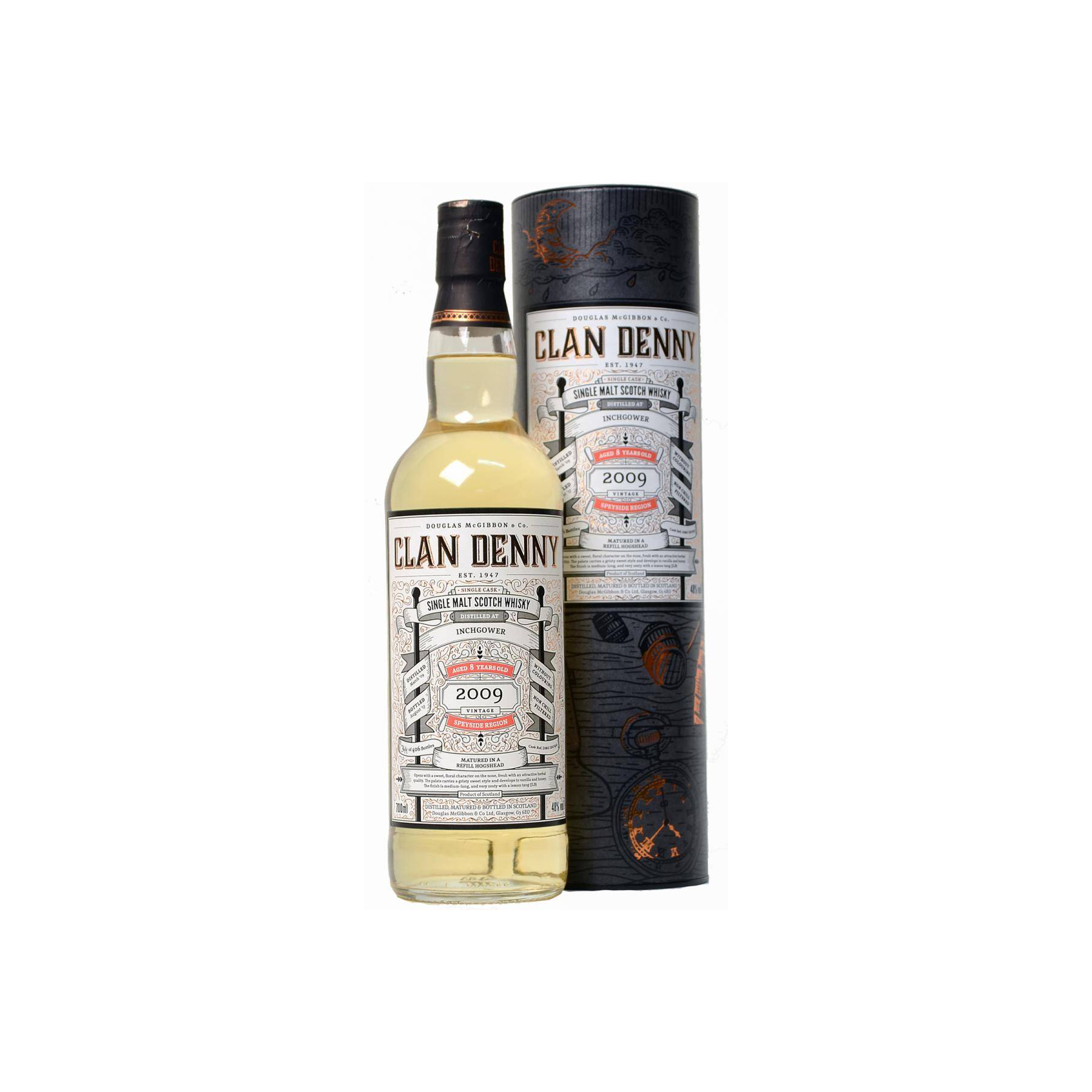 Inchgower 2009 8 Years Single Malt Whisky 2