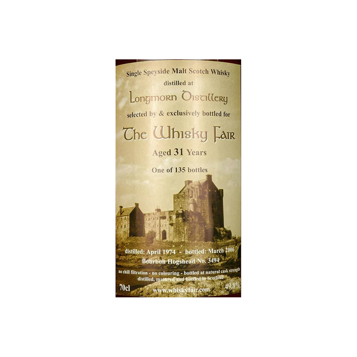 Longmorn 1974 31 Years Single Malt Whisky 2