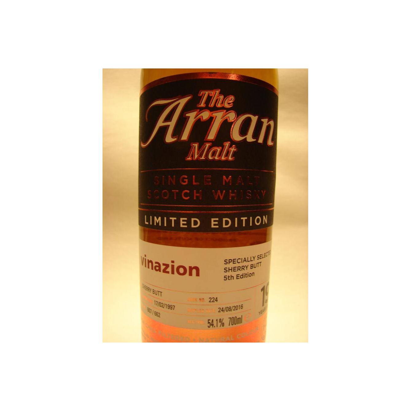 Arran Limited Edition 1997 19 Years Single Malt Whisky 2
