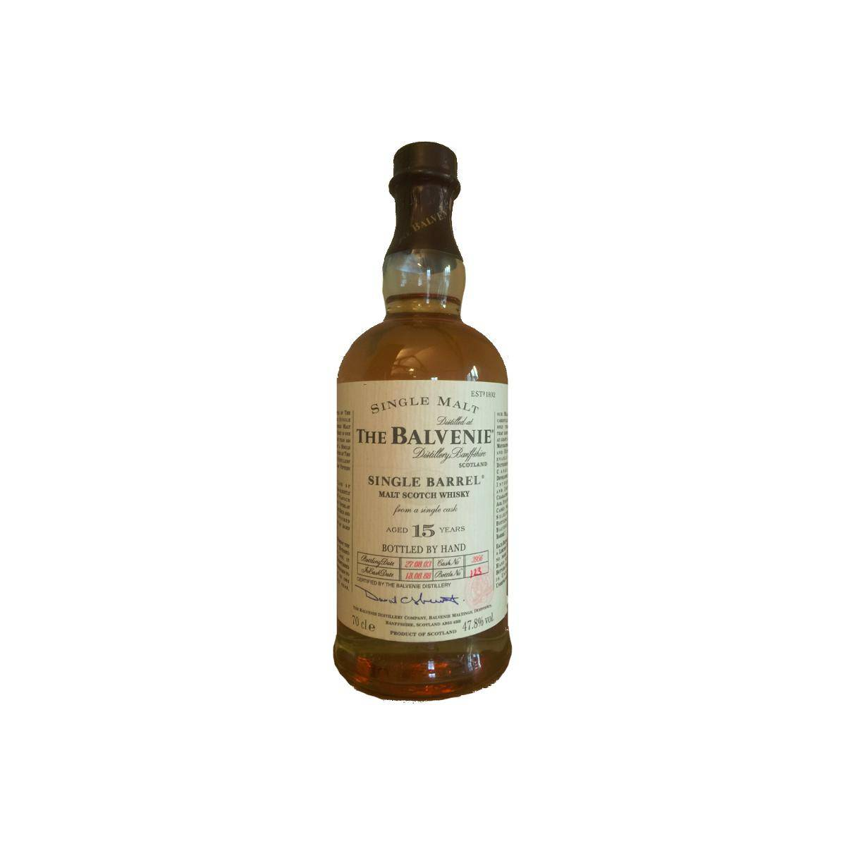 The Balvenie Single Cask 1988 15 Years Single Malt Whisky