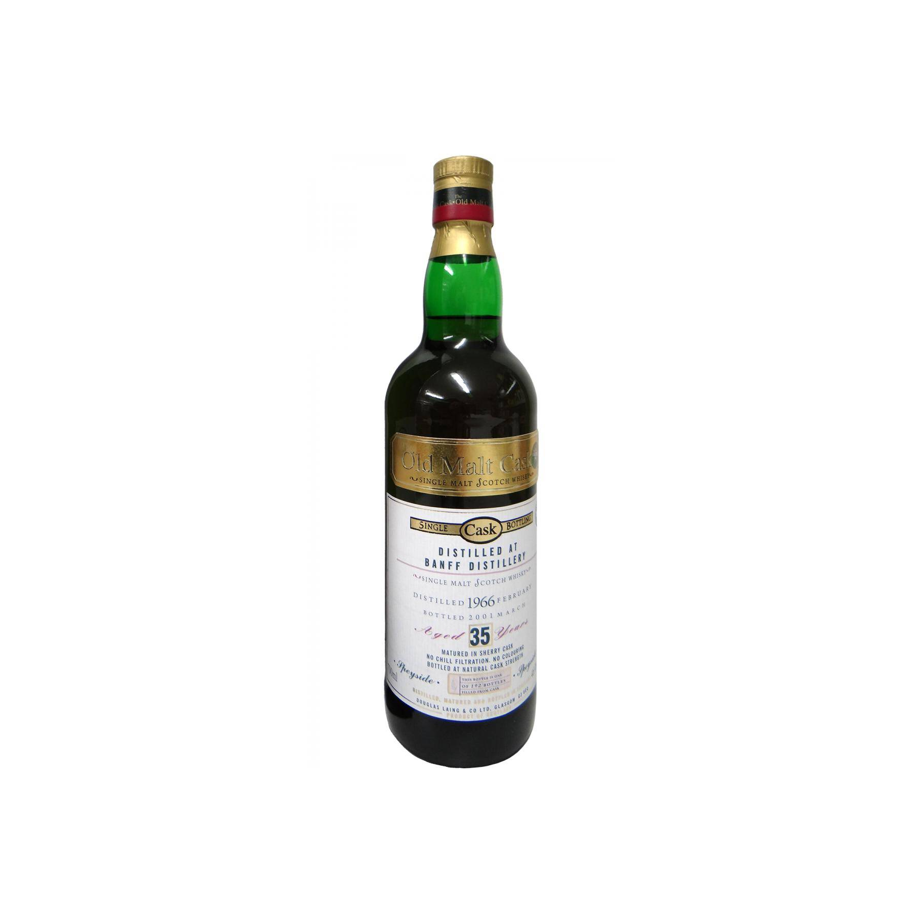Banff Old Malt Cask 1966 35 Years Single Malt Whisky