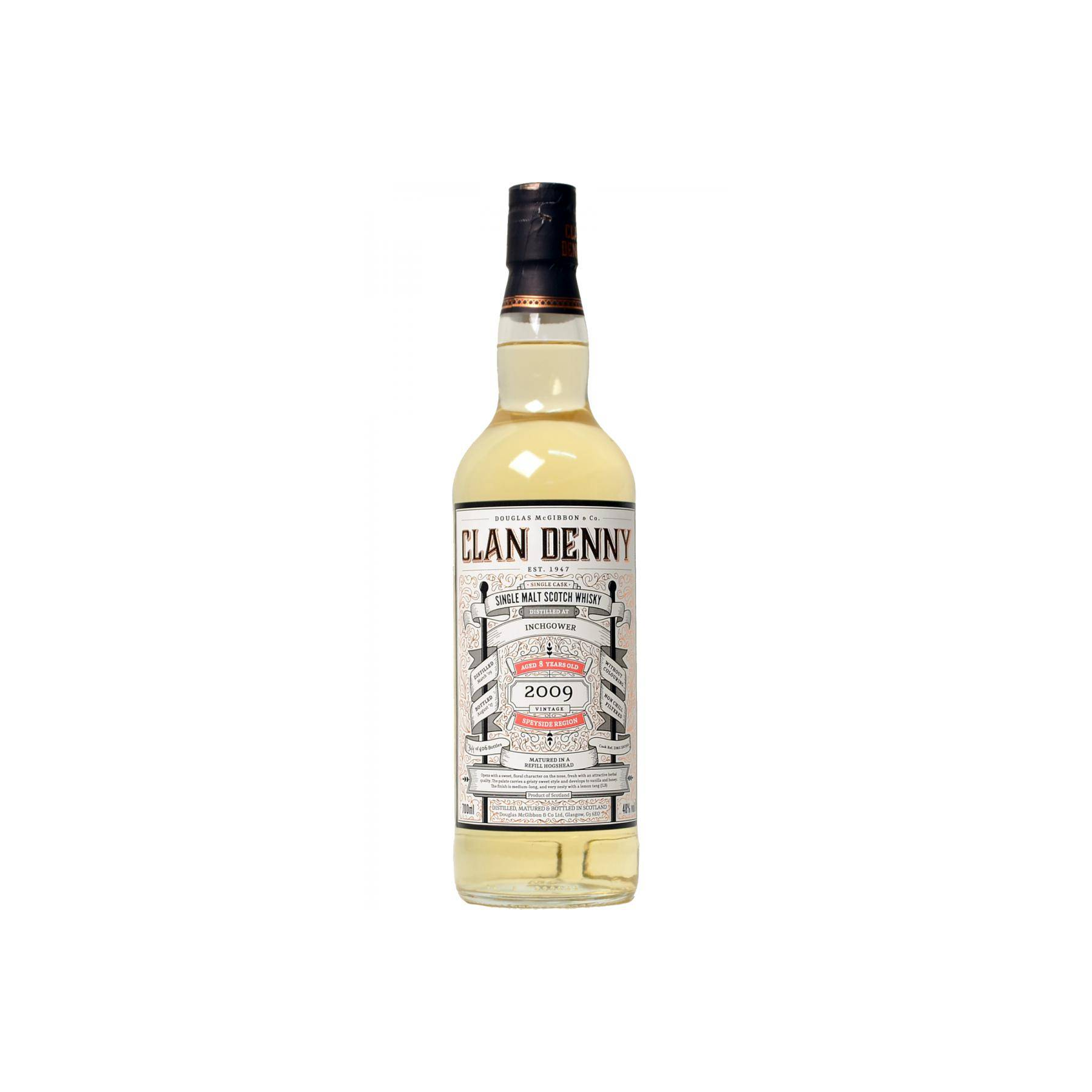 Inchgower 2009 8 Years Single Malt Whisky
