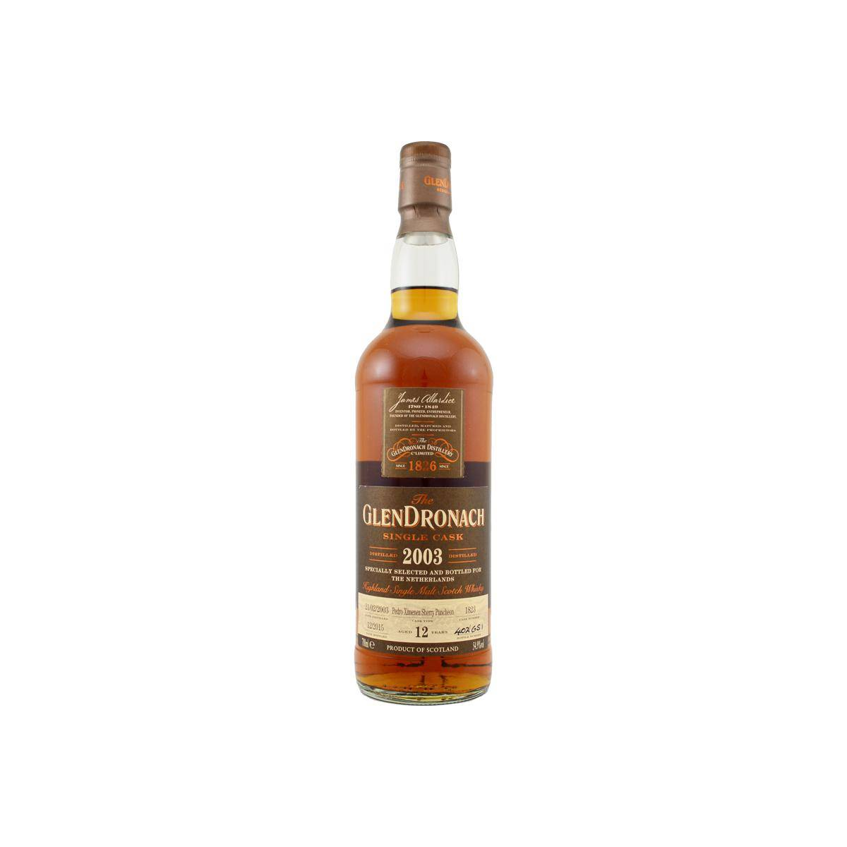 GlenDronach Single Cask 2003 12 Years Single Malt Whisky