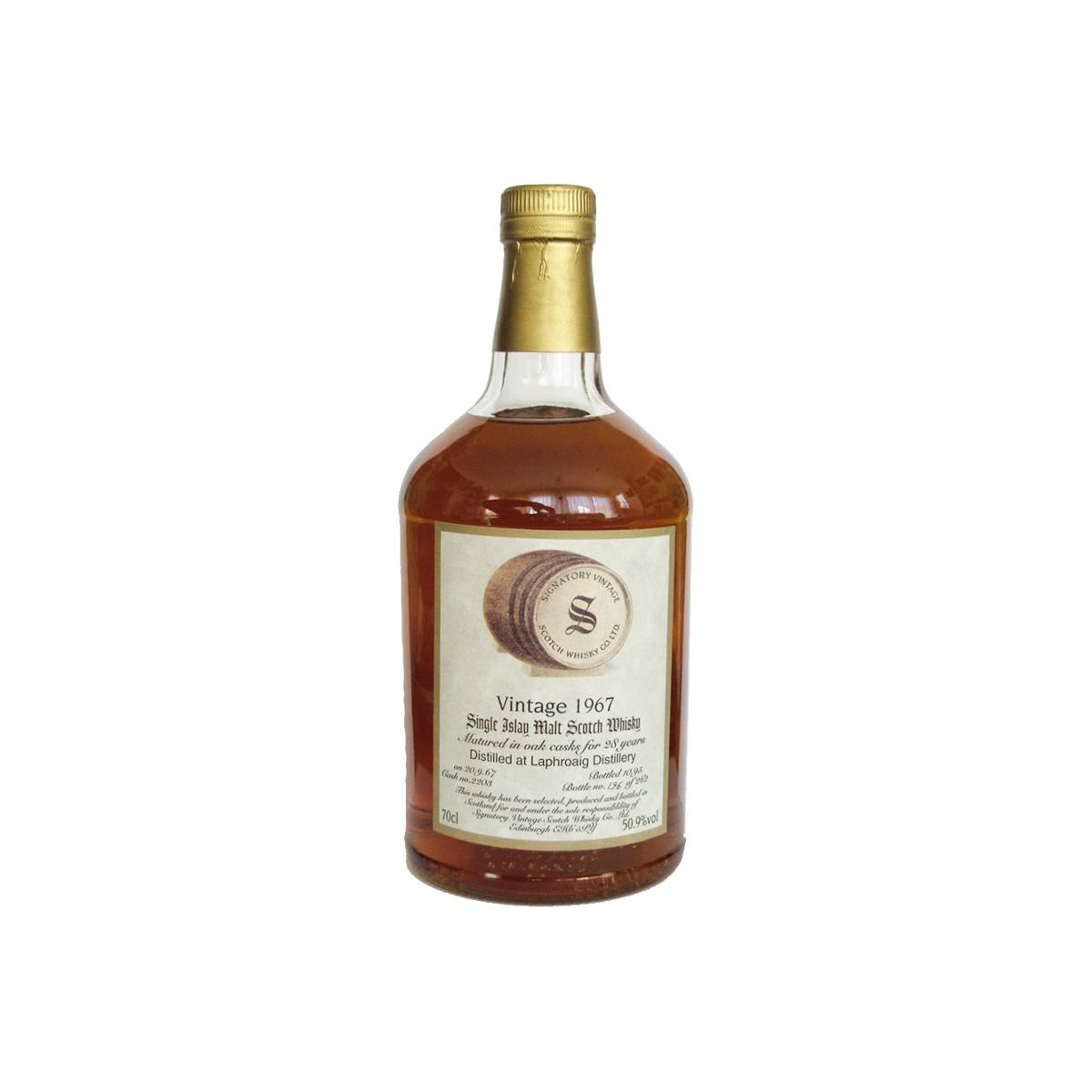 Laphroaig Vintage Collection - Dumpy 1967 28 Years Single Malt Whisky