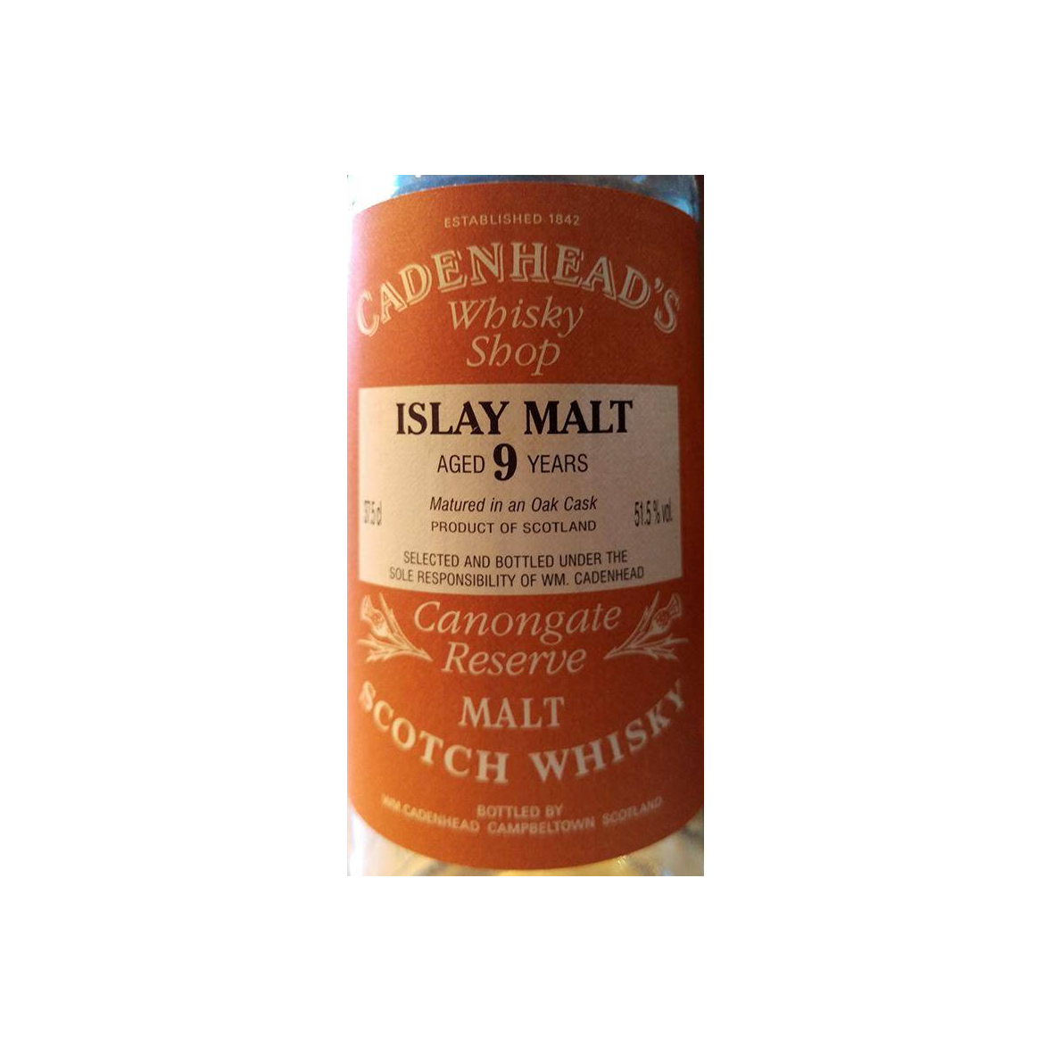 Cadenhead 9 Years Blended Malt Whisky