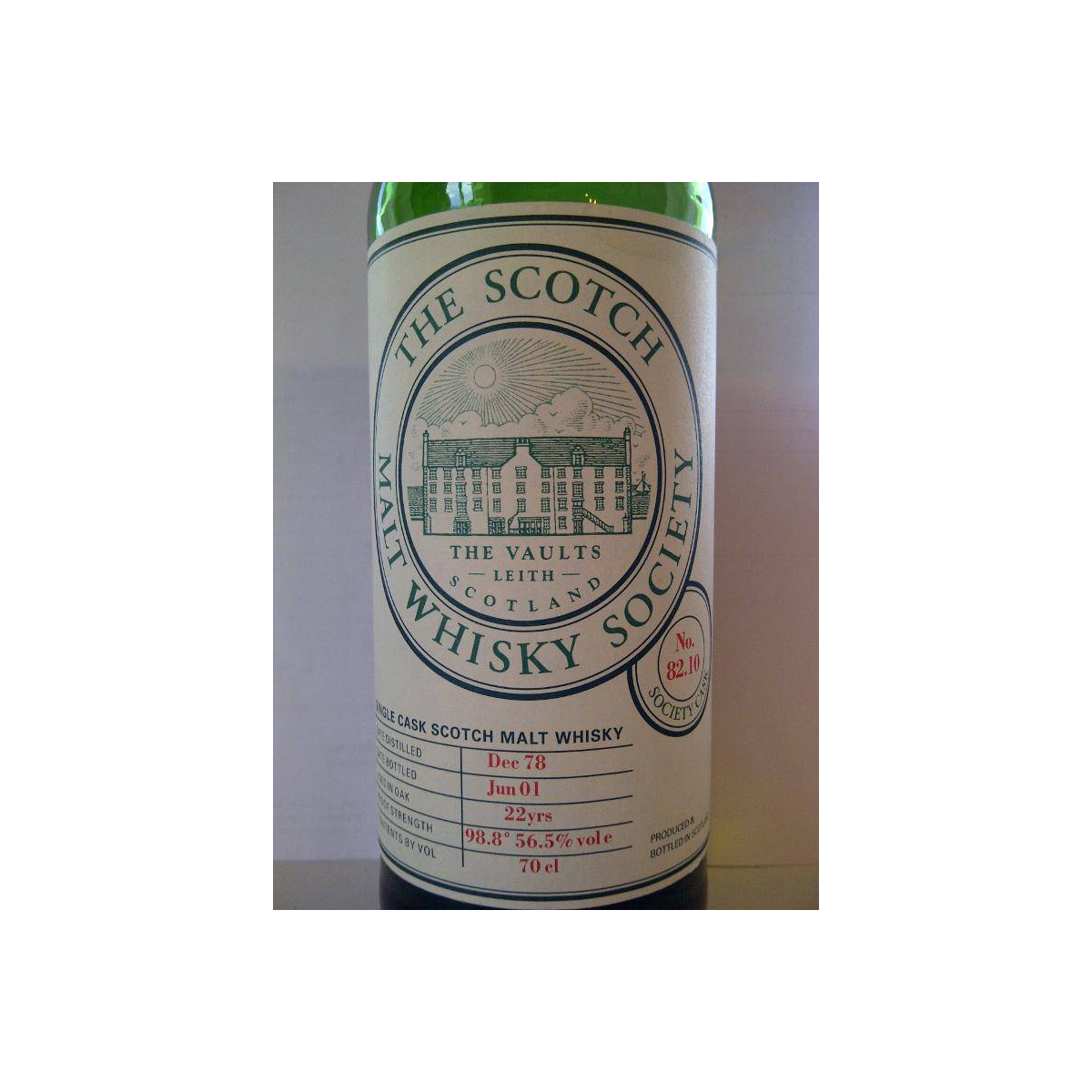 The Scotch Malt Whisky Society 1978 22 Years Single Malt Whisky