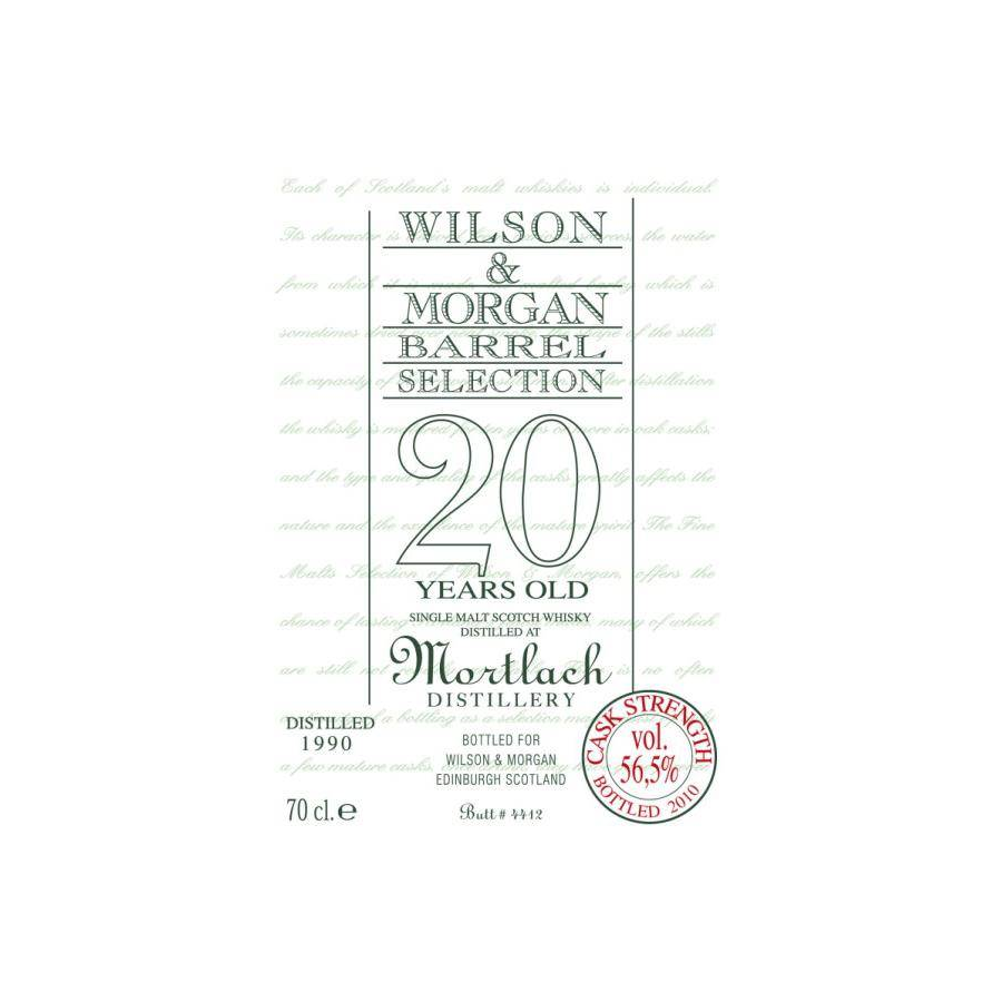 Mortlach Barrel Selection 1990 20 Years Single Malt Whisky 2