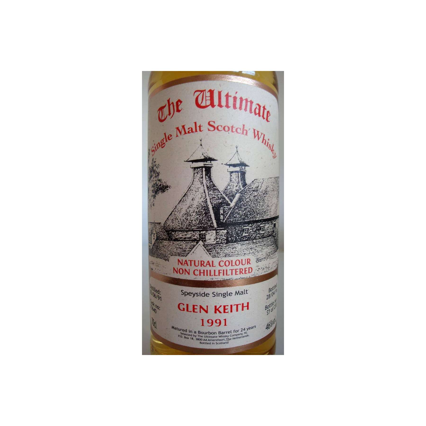 Glen Keith The Ultimate 1991 24 Years Single Malt Whisky 2