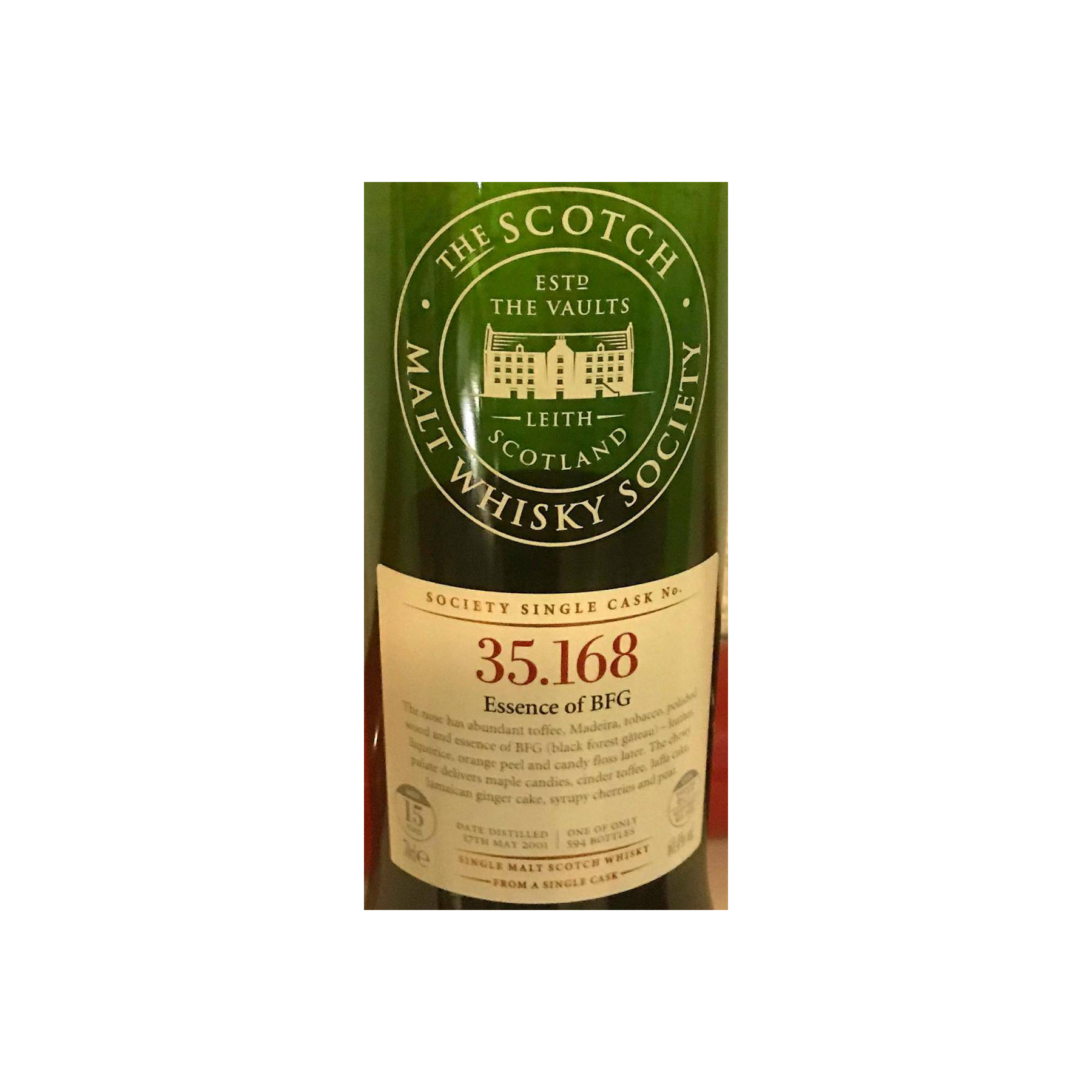The Scotch Malt Whisky Society 2001 15 Years Single Malt Whisky