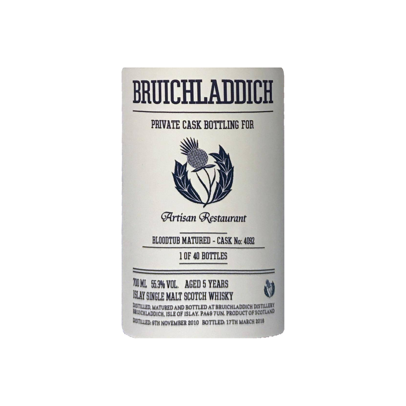 Bruichladdich 2010 5 Years Single Malt Whisky 2