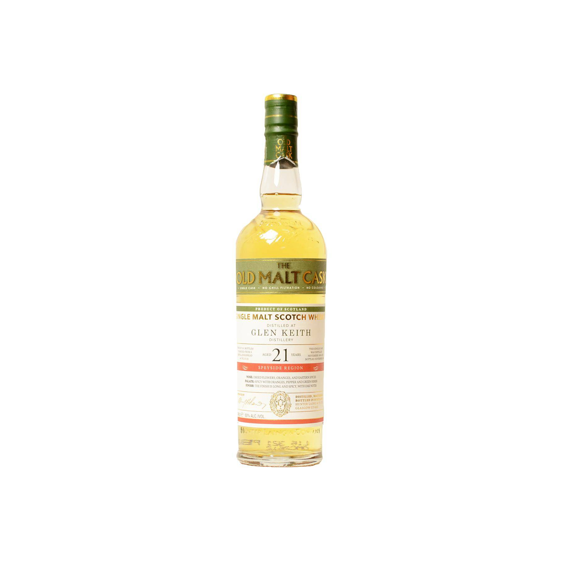 Glen Keith Old Malt Cask 1995 21 Years Single Malt Whisky