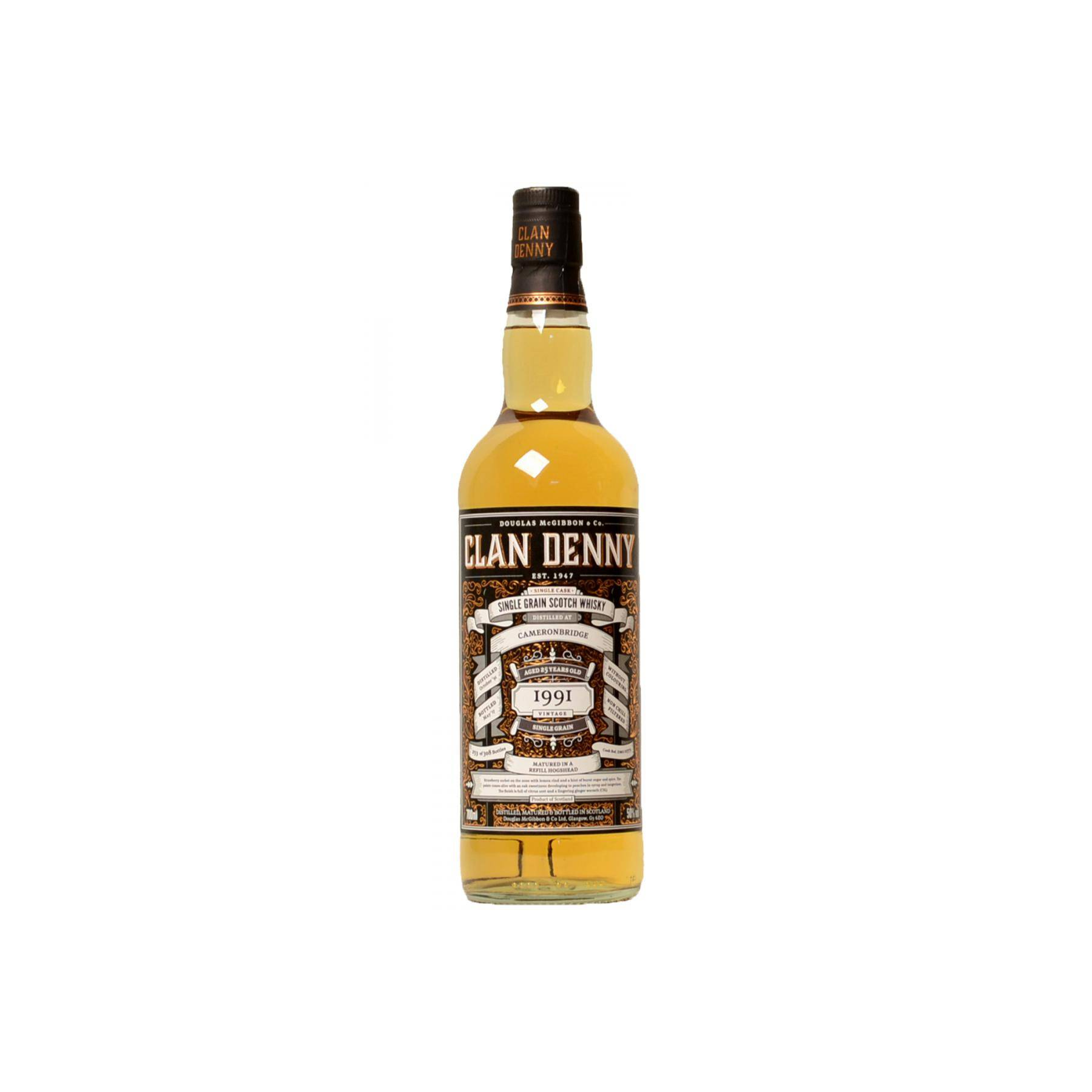 Cameronbridge 1991 25 Years Single Grain Whisky