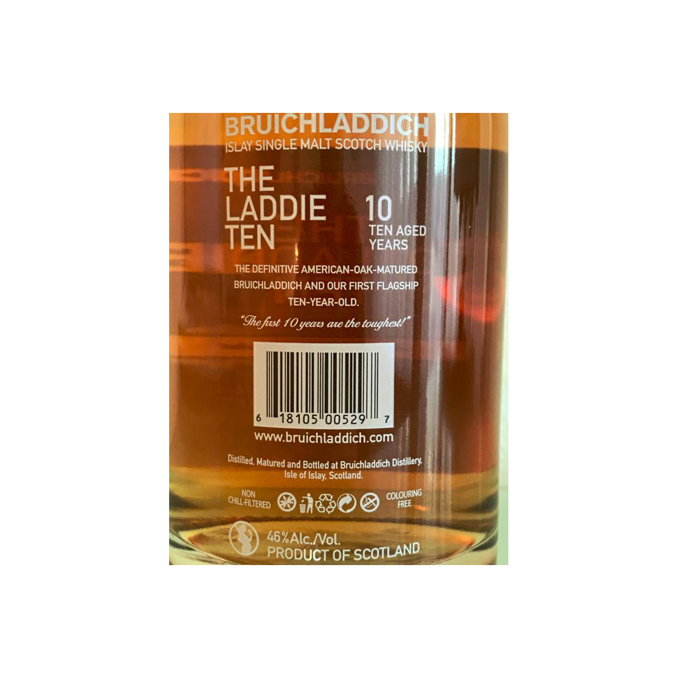 Bruichladdich 10 Years Single Malt Whisky 3
