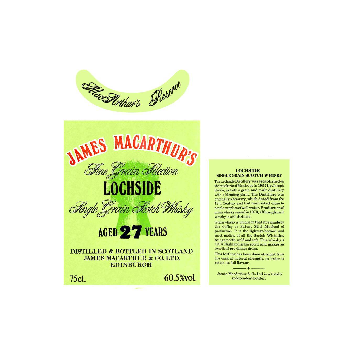 Lochside 27 Years Single Grain Whisky 3