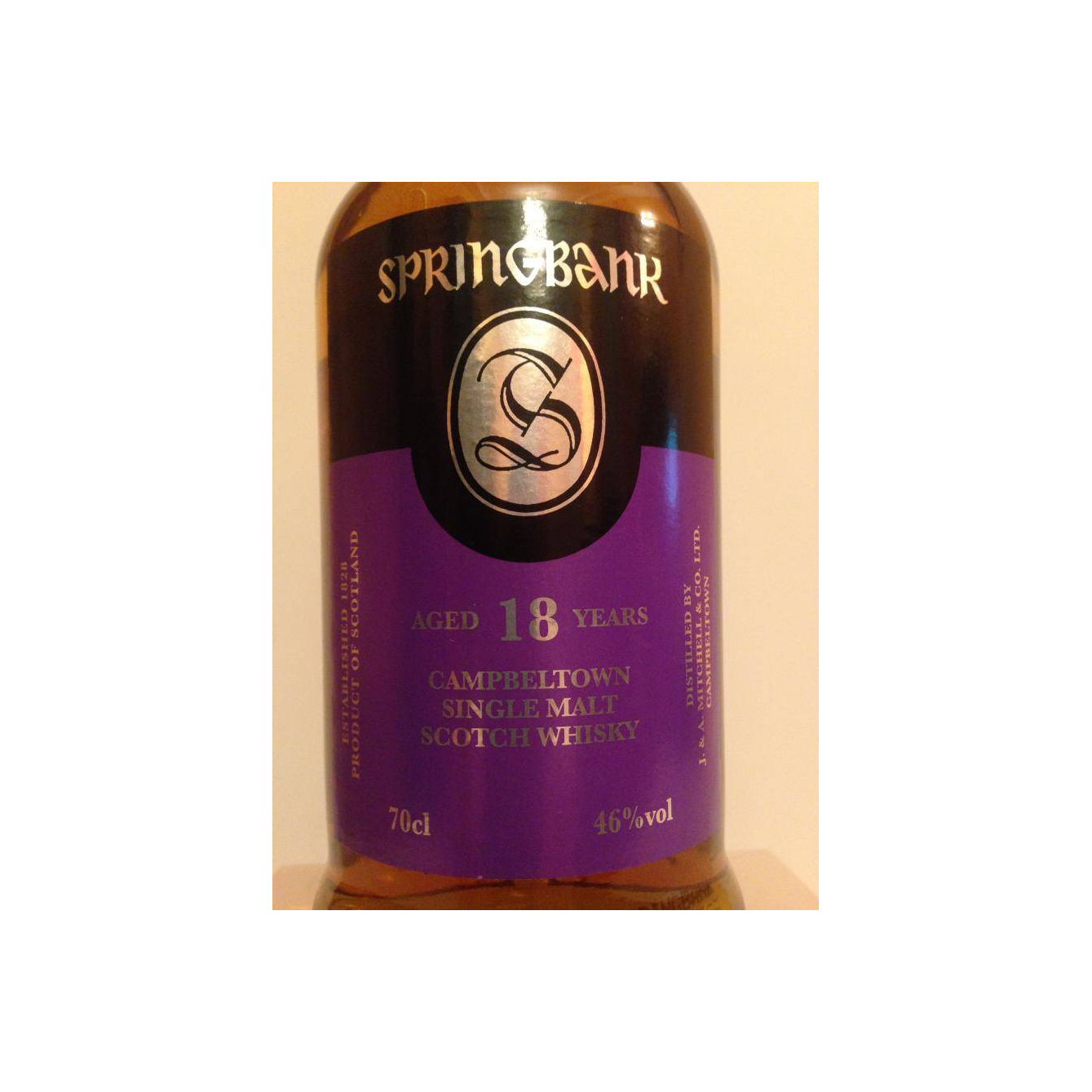 Springbank 18 Years Single Malt Whisky 3